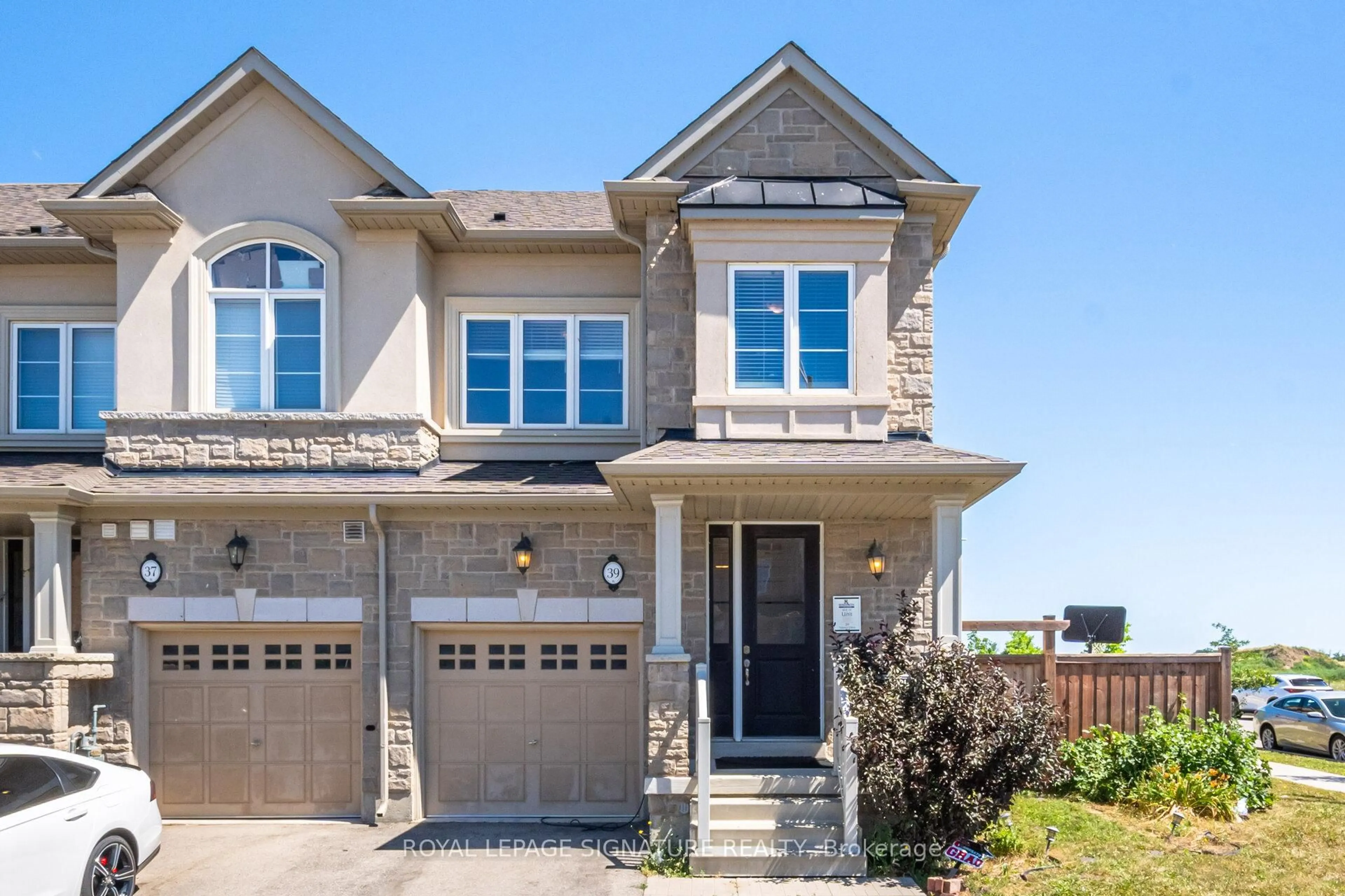 Home with brick exterior material, street for 39 Talence Dr, Hamilton Ontario L8J 0L2