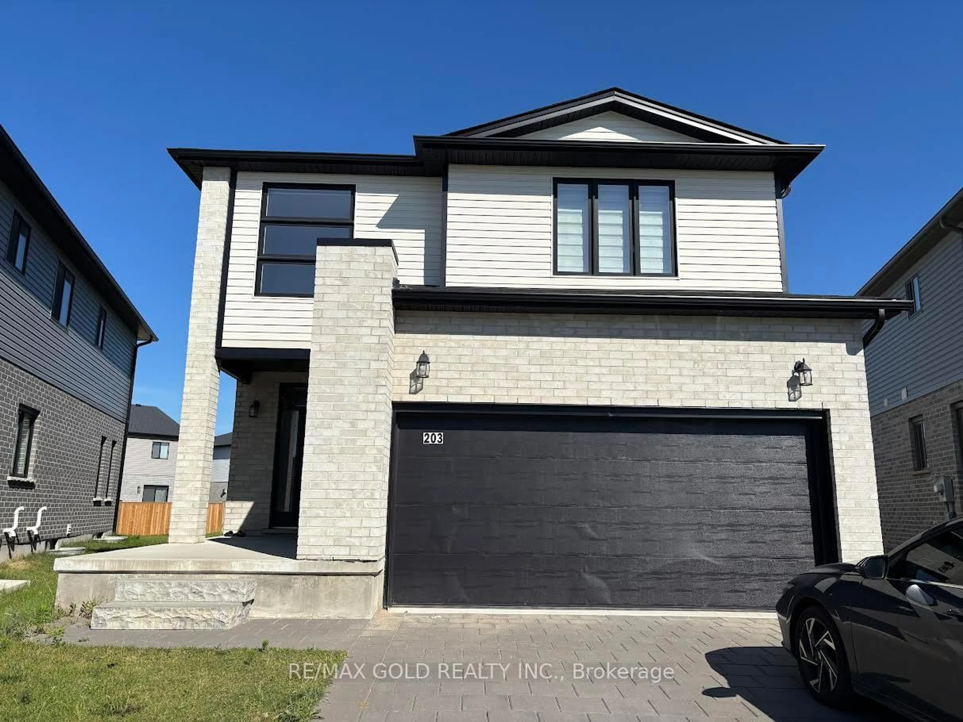 Home with brick exterior material, street for 203 Byers St, London South Ontario N6L 1K3