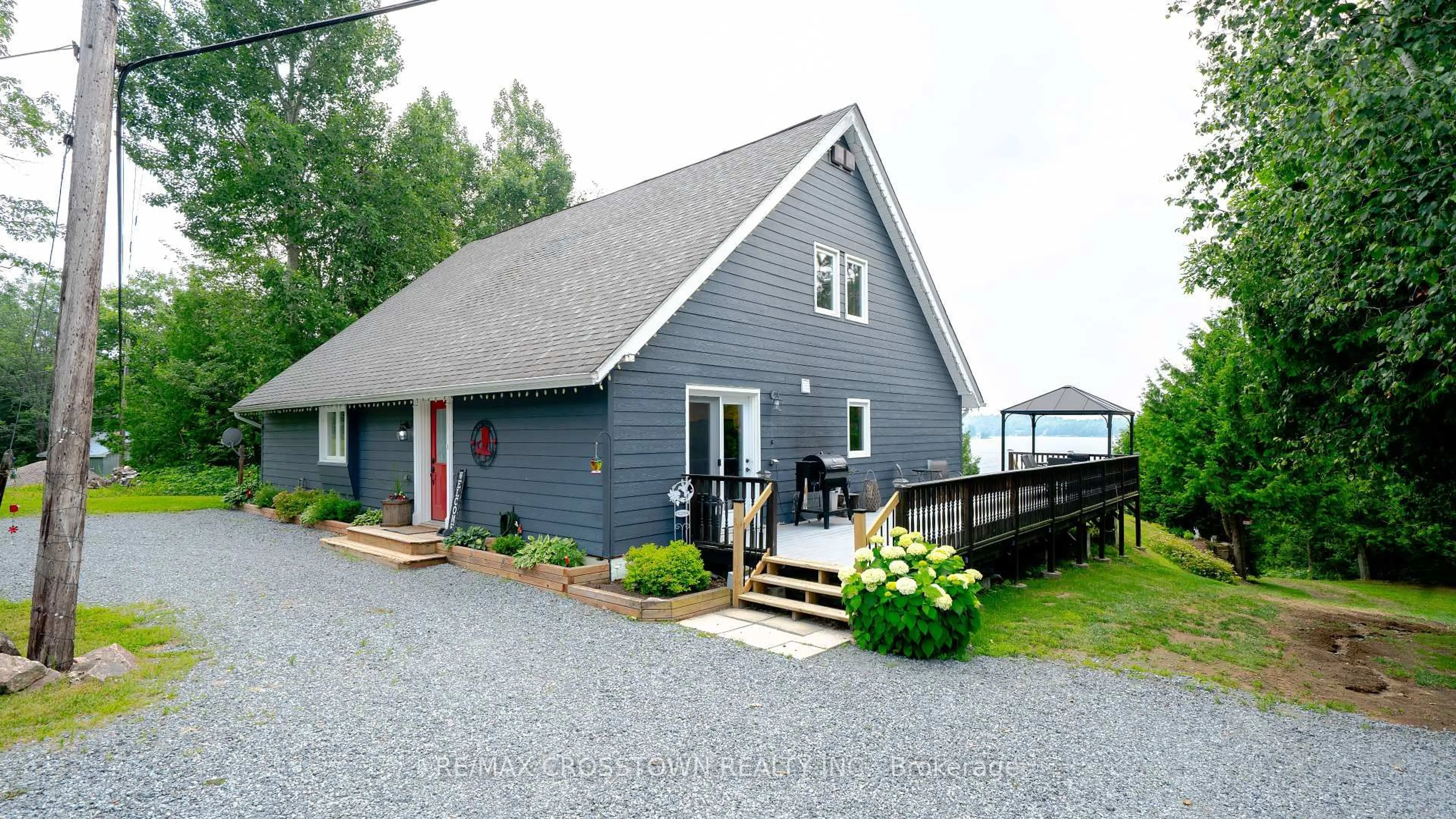 Home with vinyl exterior material, water/lake/river/ocean view for 1111 Lac Clair Rd, West Nipissing Ontario P0H 1M0