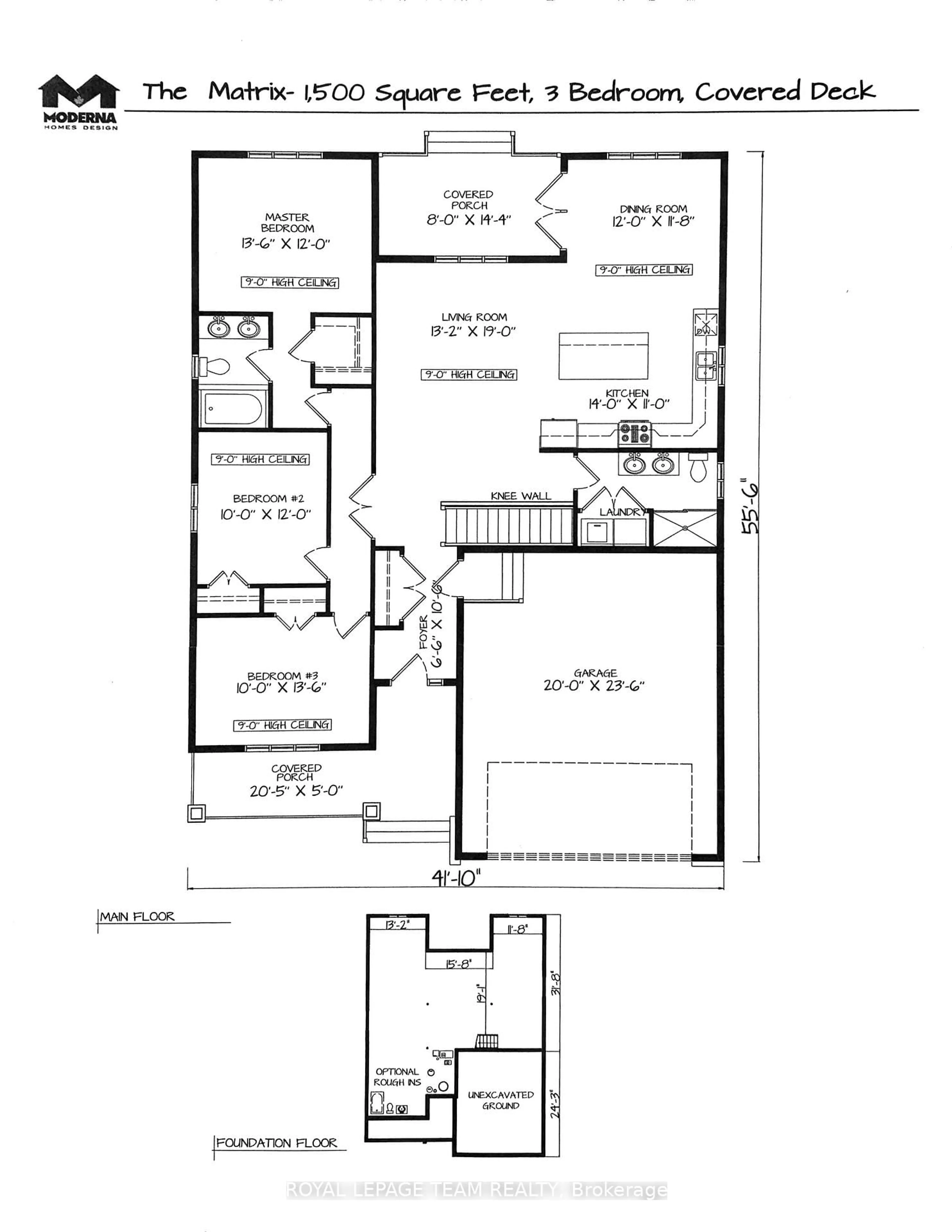 Floor plan for LT 5 Harmony Rd, North Dundas Ontario K0C 2K0