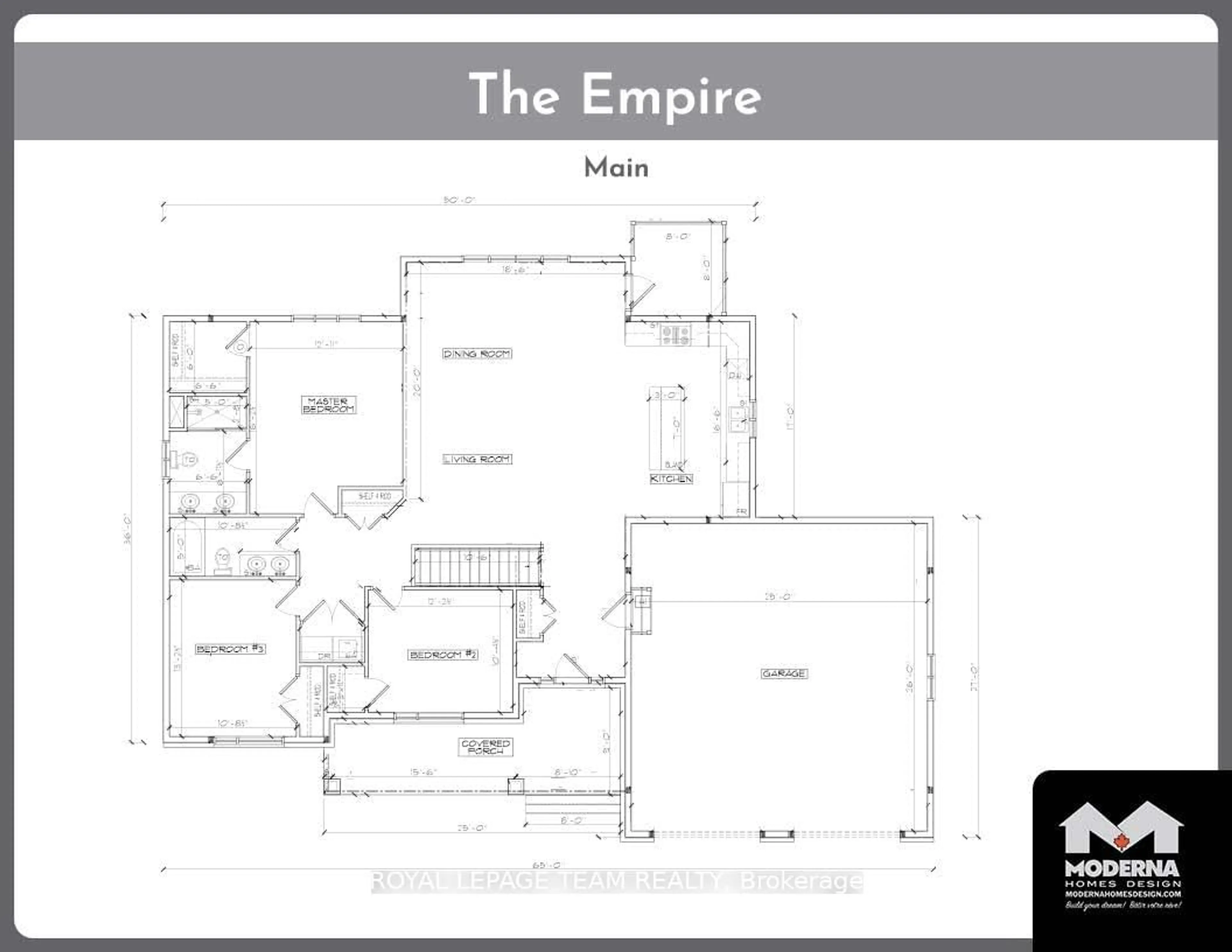 Floor plan for LT 6 Harmony Rd, North Dundas Ontario K0C 2K0