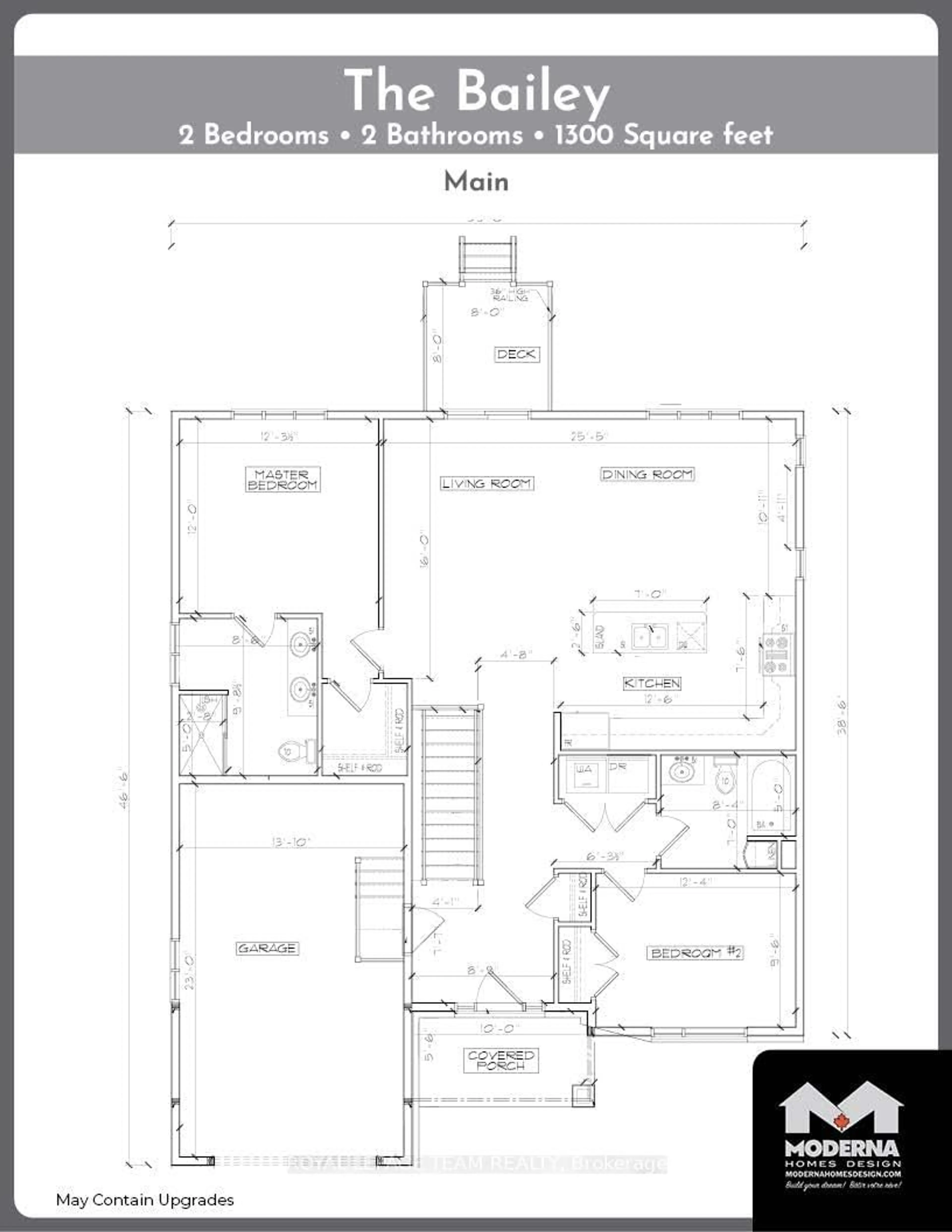 Floor plan for LT 7 Merkley Rd, North Dundas Ontario K0C 2K0