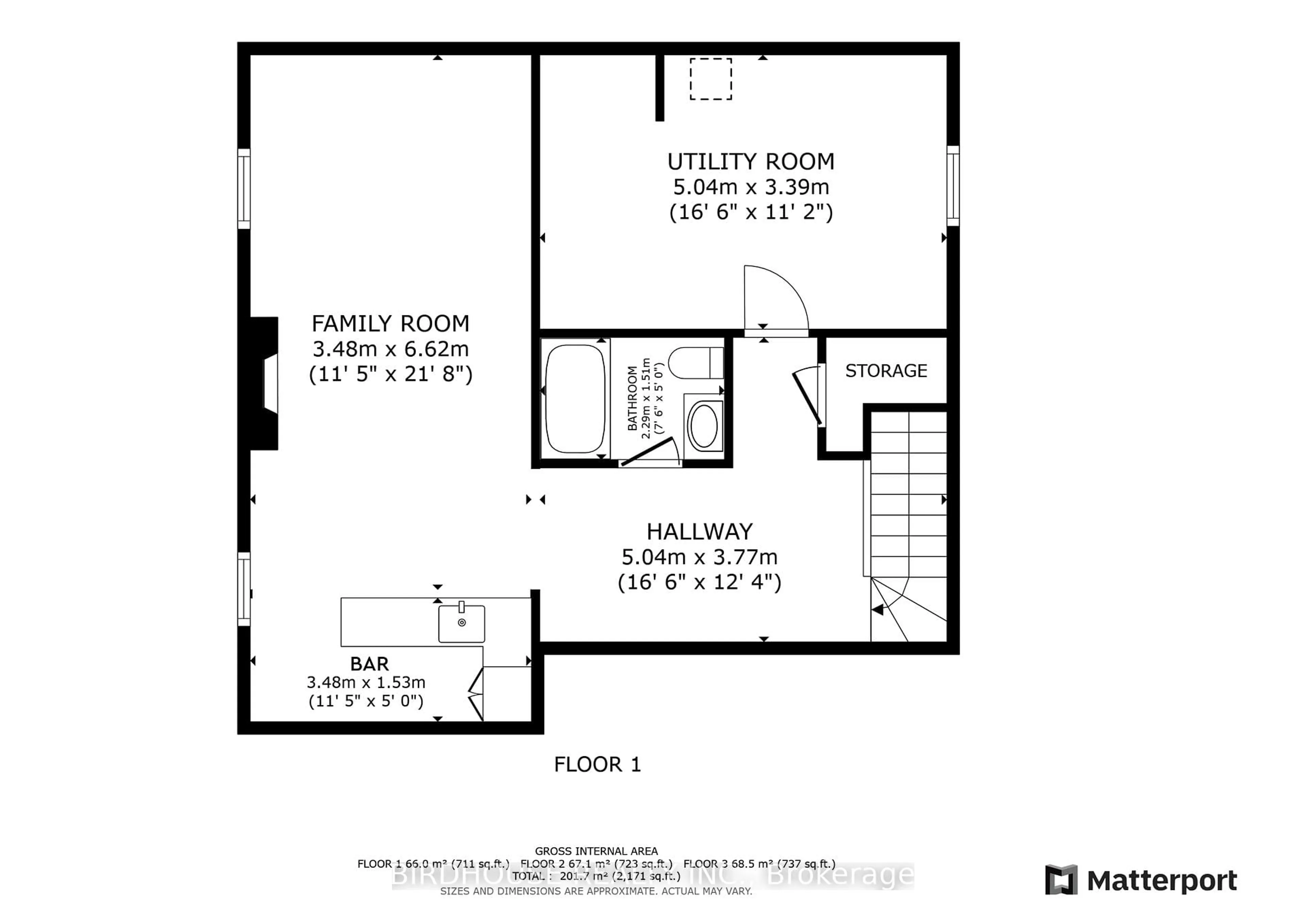 Floor plan for 17 Corneil St, Kawartha Lakes Ontario K9V 5T5