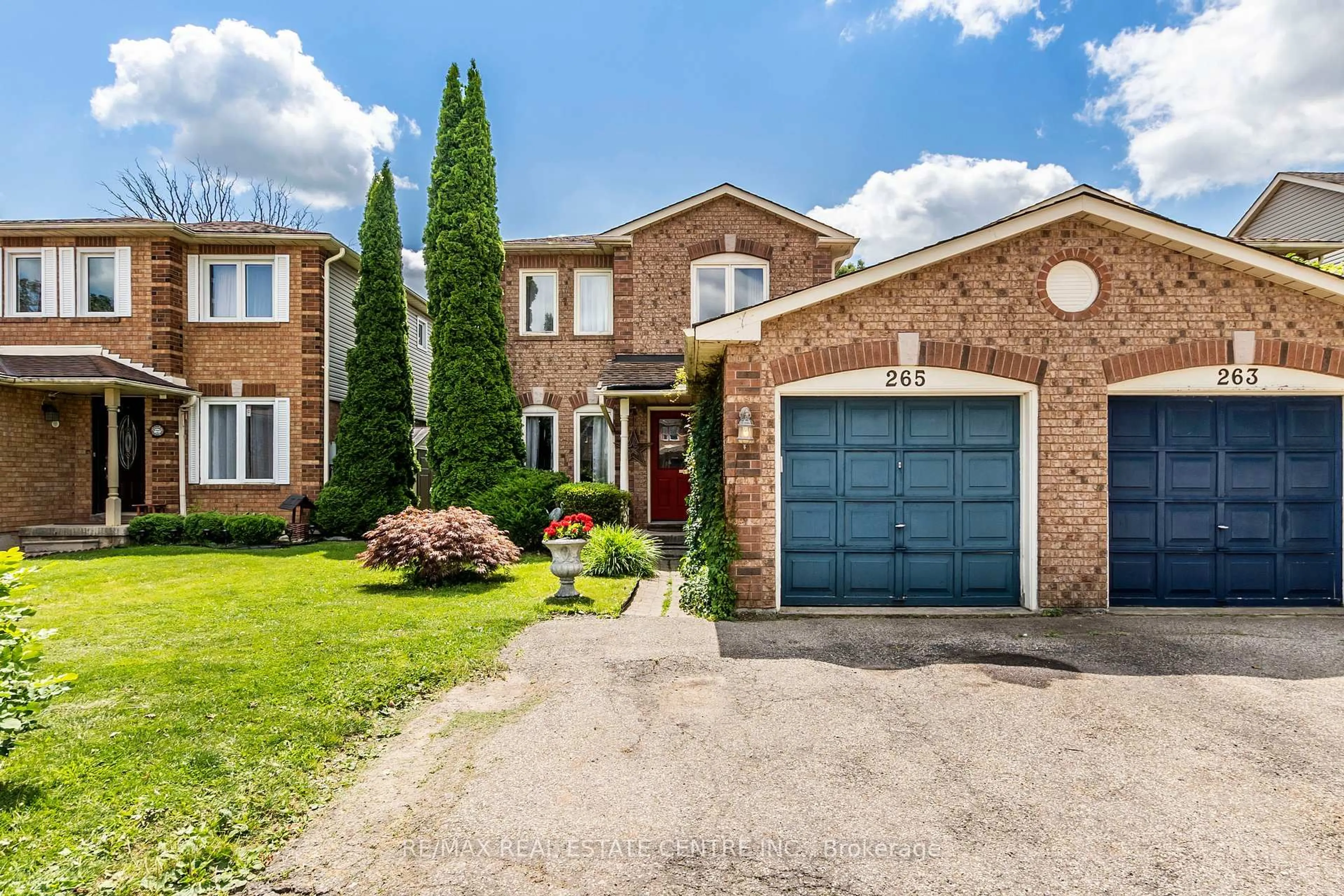 Home with brick exterior material, street for 265 Langlaw Dr, Cambridge Ontario N1P 1B7