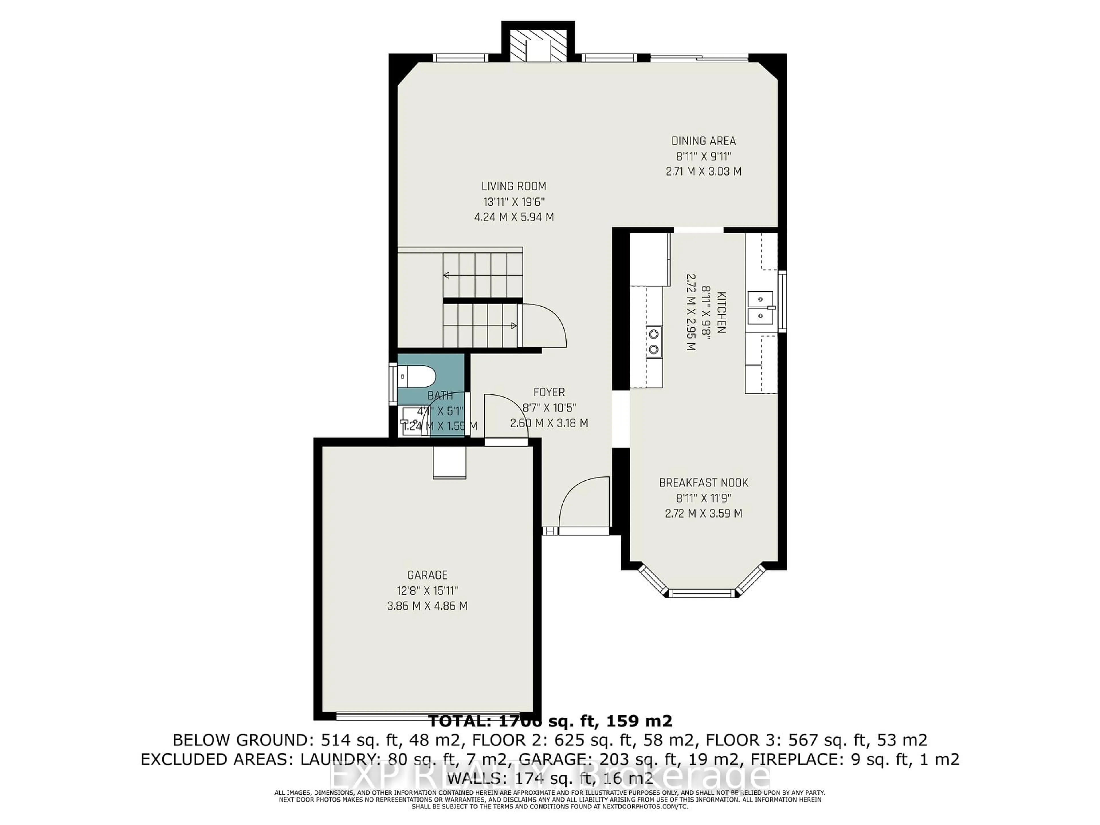 Floor plan for 680 Mathieu Way, Ottawa Ontario K4A 2R4