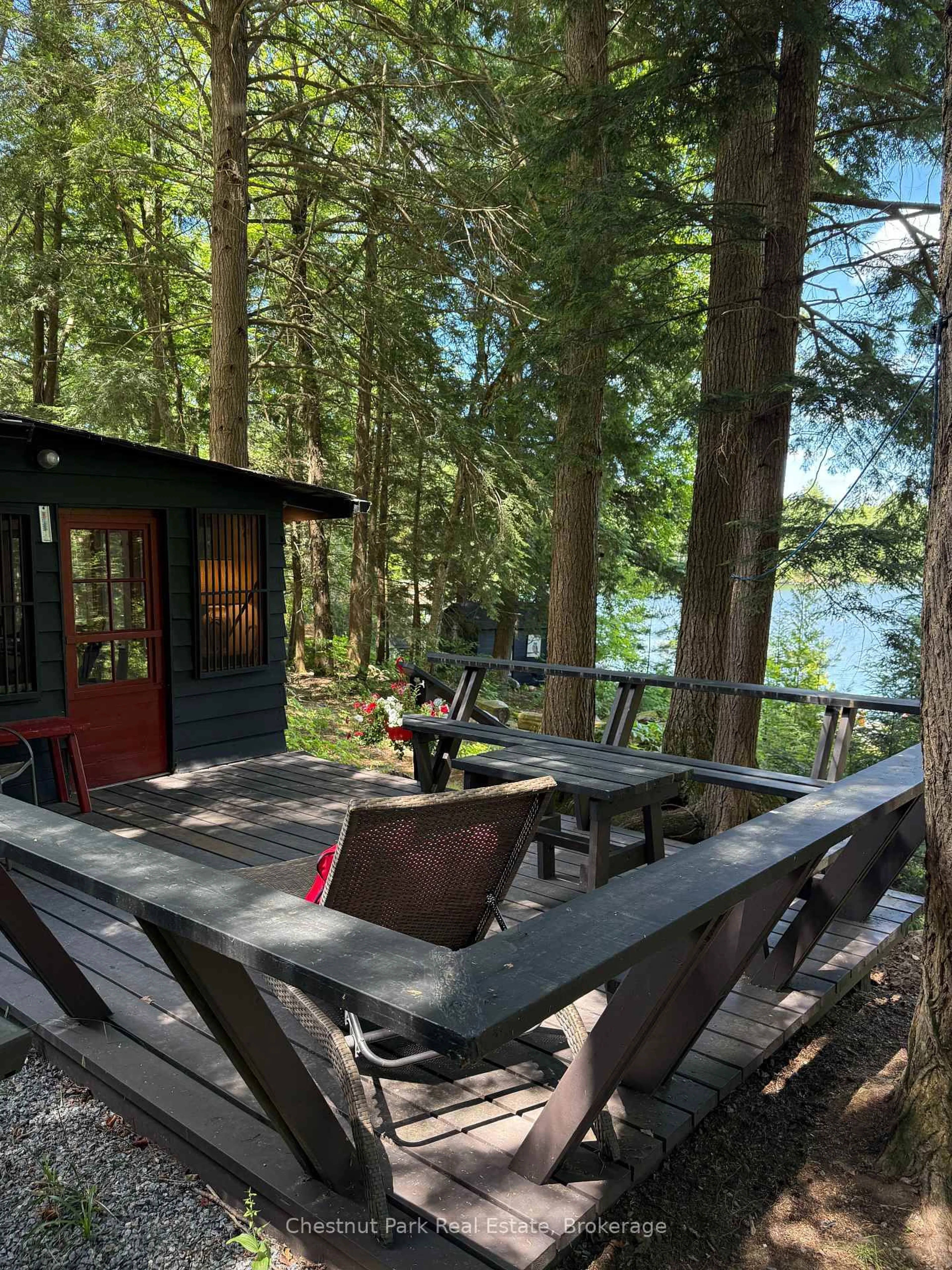 Patio, water/lake/river/ocean view for 1146 Shoe Lake Rd, Lake of Bays Ontario P0A 1E0