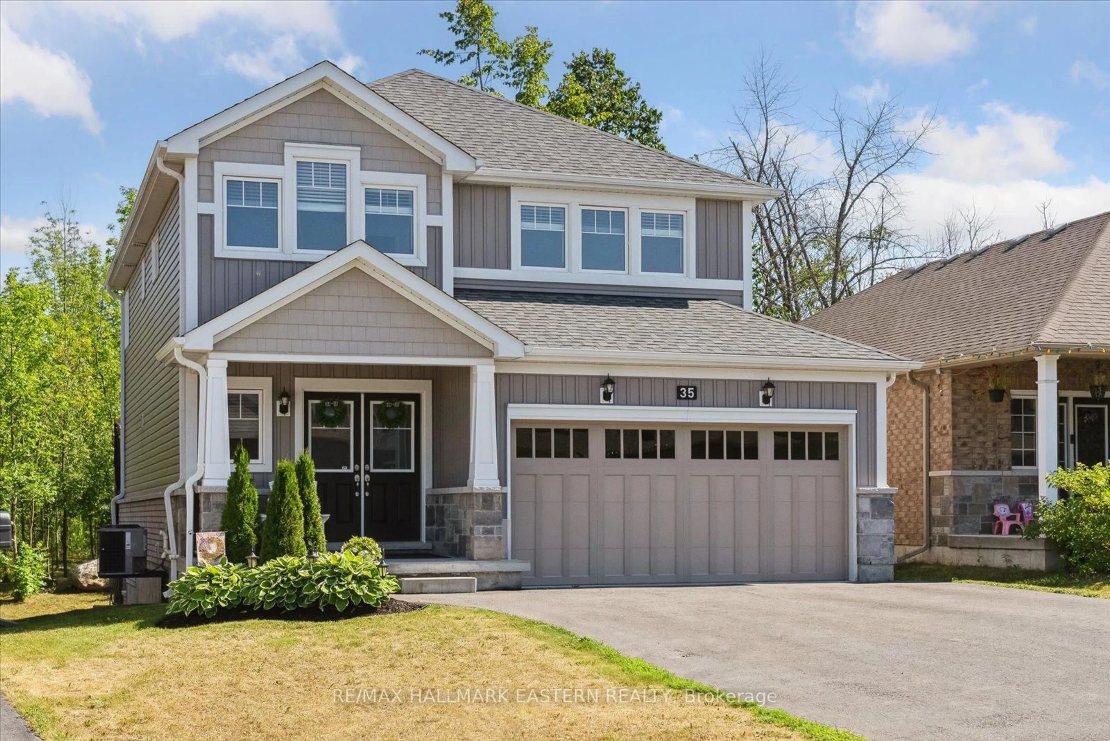 Home with brick exterior material, street for 35 Summer Lane, Selwyn Ontario K9L 1K1