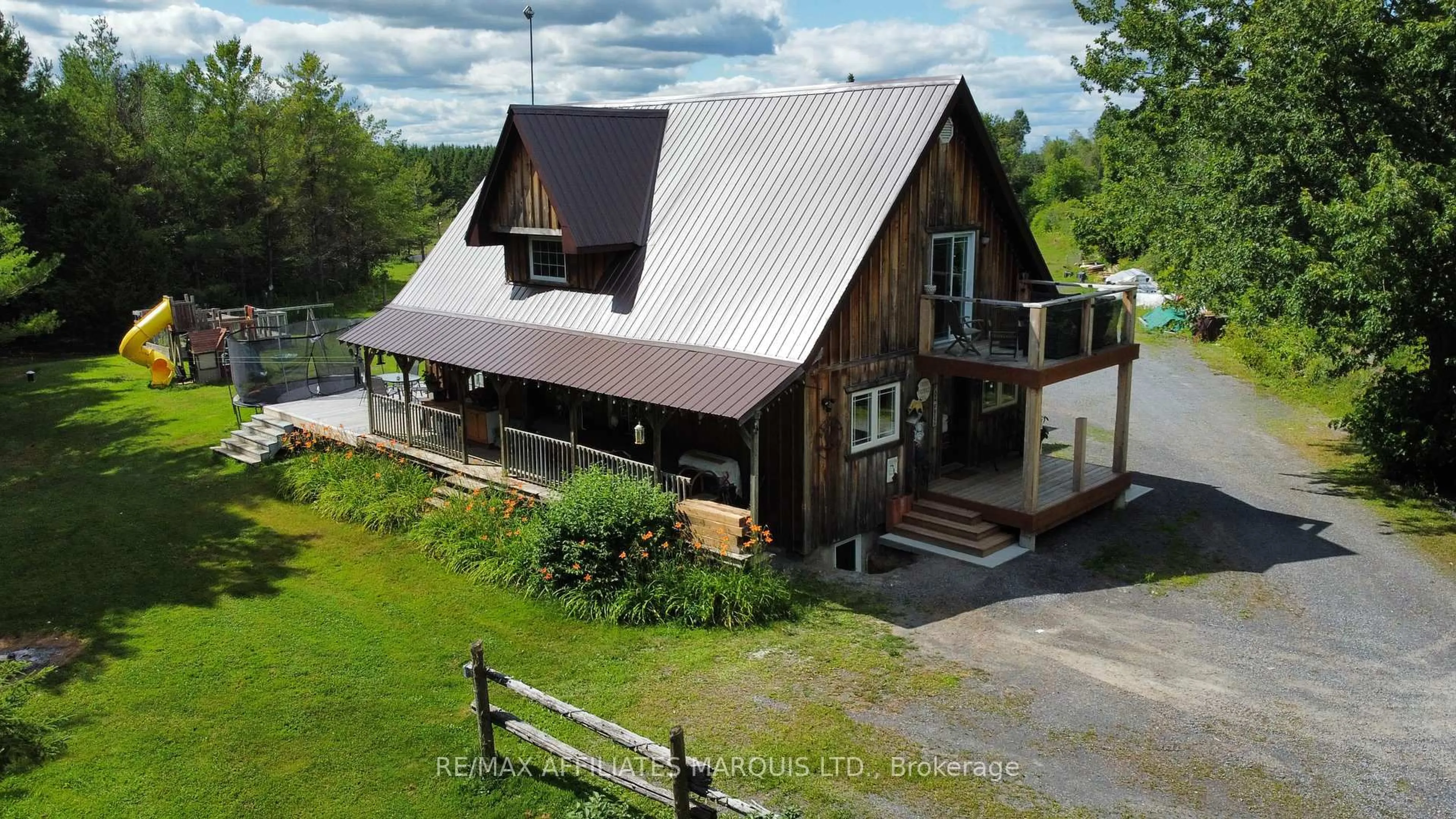 A pic from outside/outdoor area/front of a property/back of a property/a pic from drone, building for 15763 County Road 43 Rd, North Stormont Ontario K0C 1K0