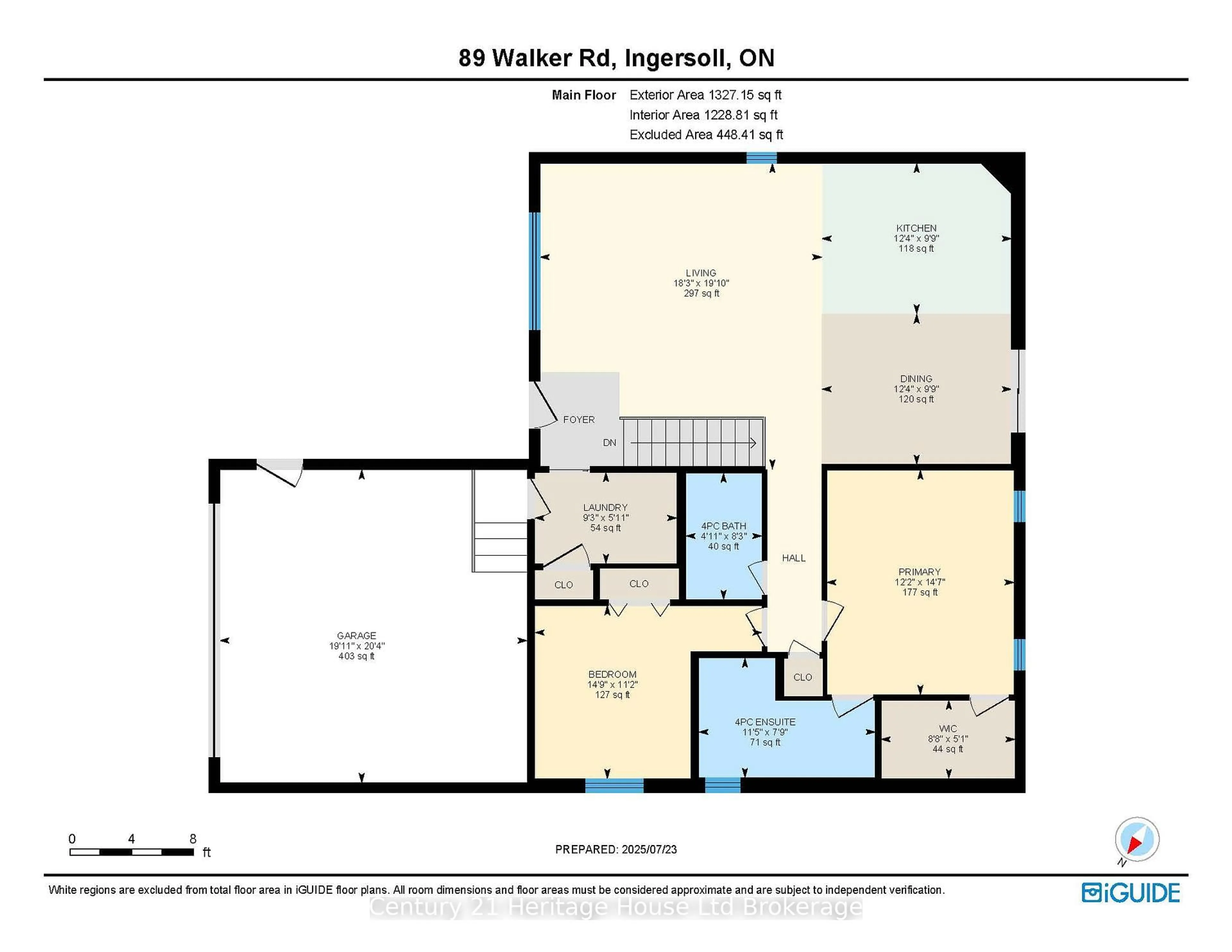 Floor plan for 89 Walker Rd, Ingersoll Ontario N5C 0A6