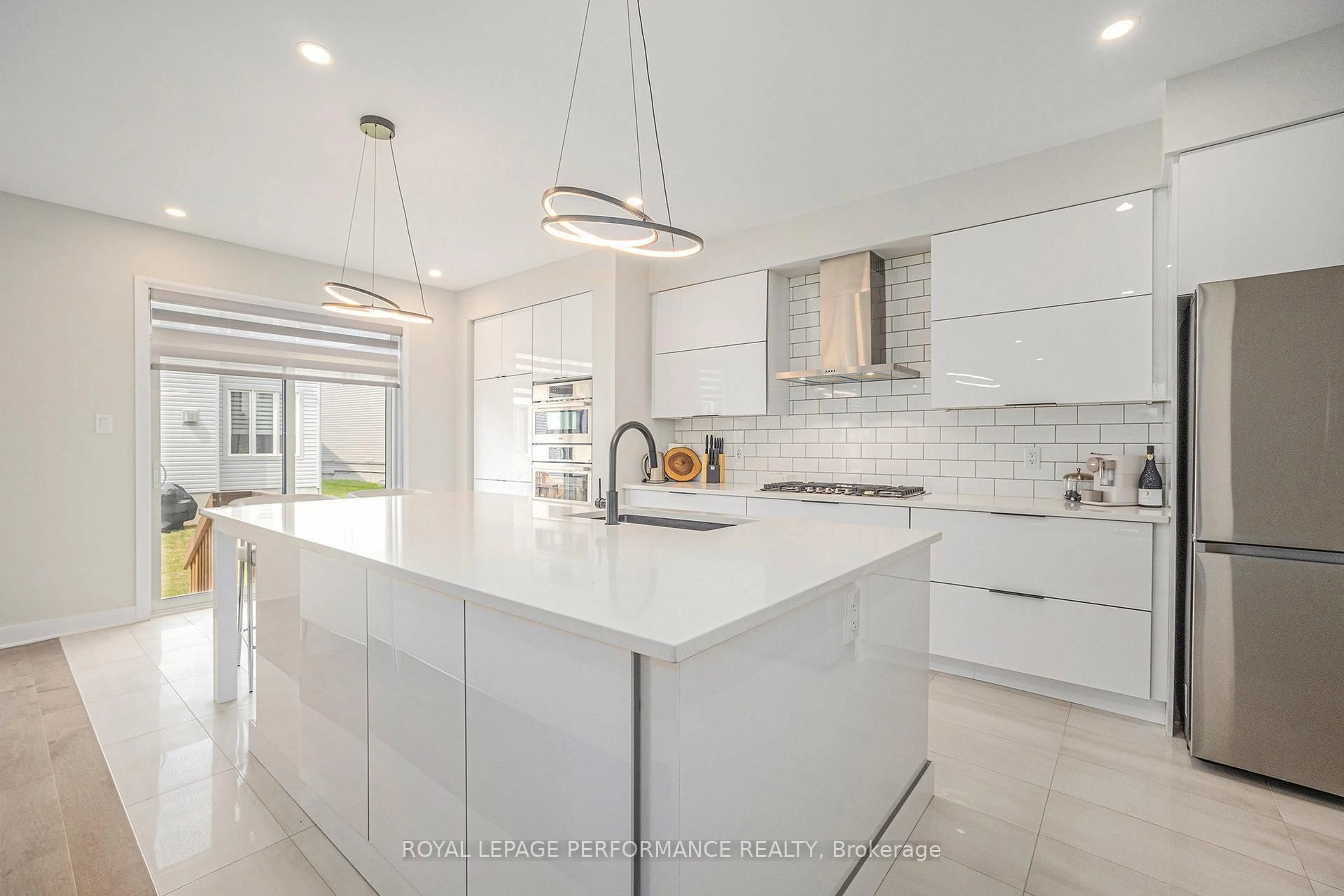 Contemporary kitchen, ceramic/tile floor for 233 Beaugency St, Ottawa Ontario K1W 0T2
