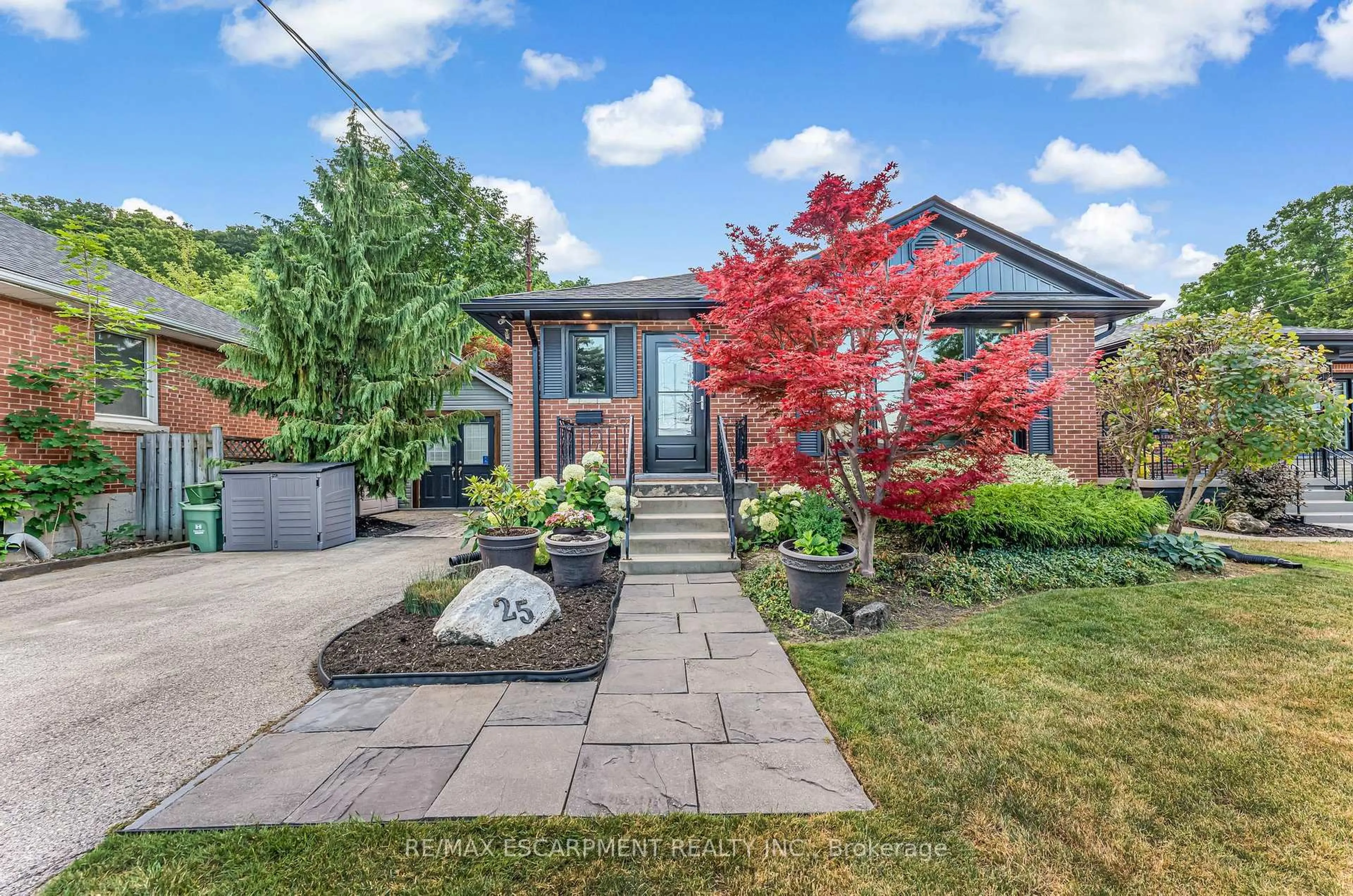 Home with brick exterior material, street for 25 Alba St, Hamilton Ontario L8G 1N9