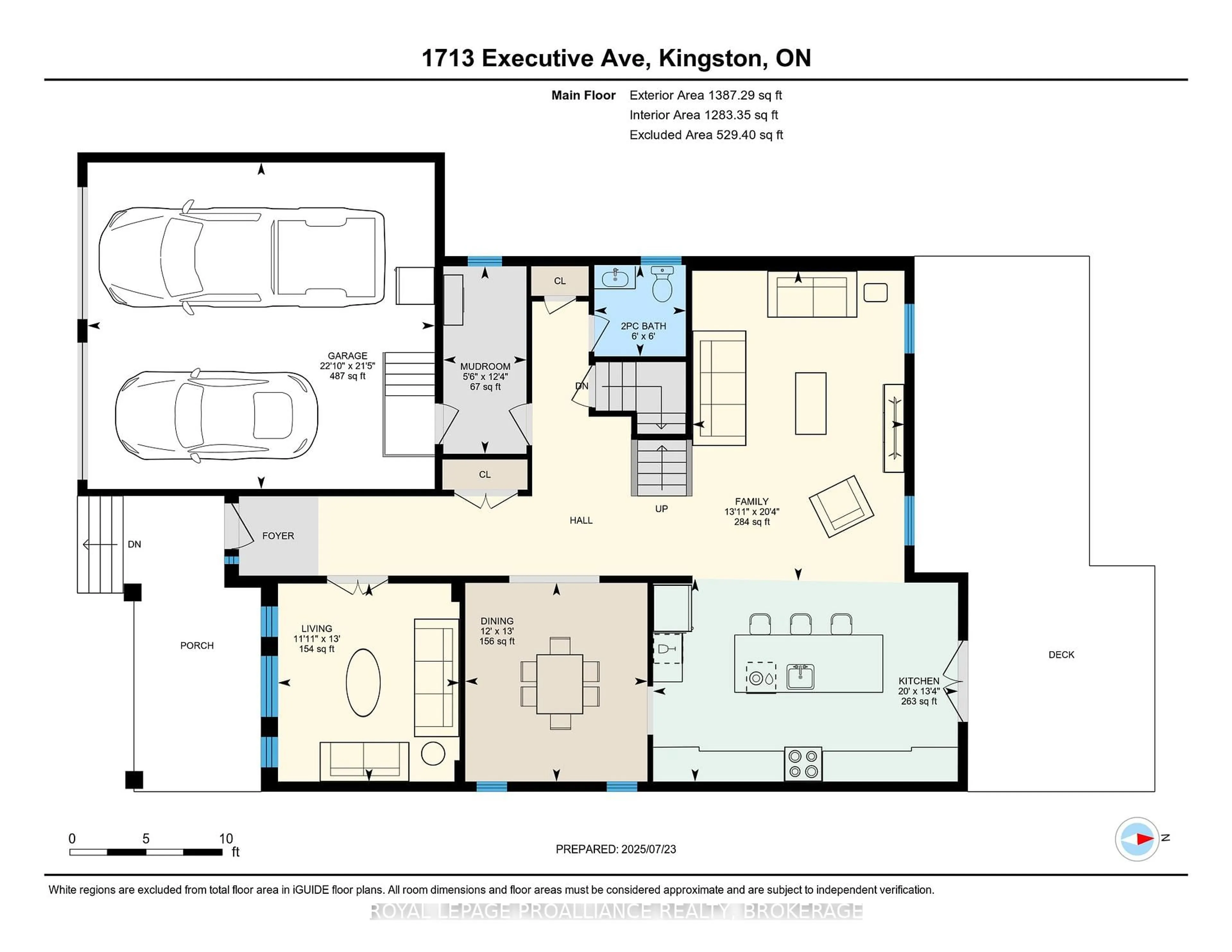 Floor plan for 1713 Executive Ave, Kingston Ontario K7P 0L9