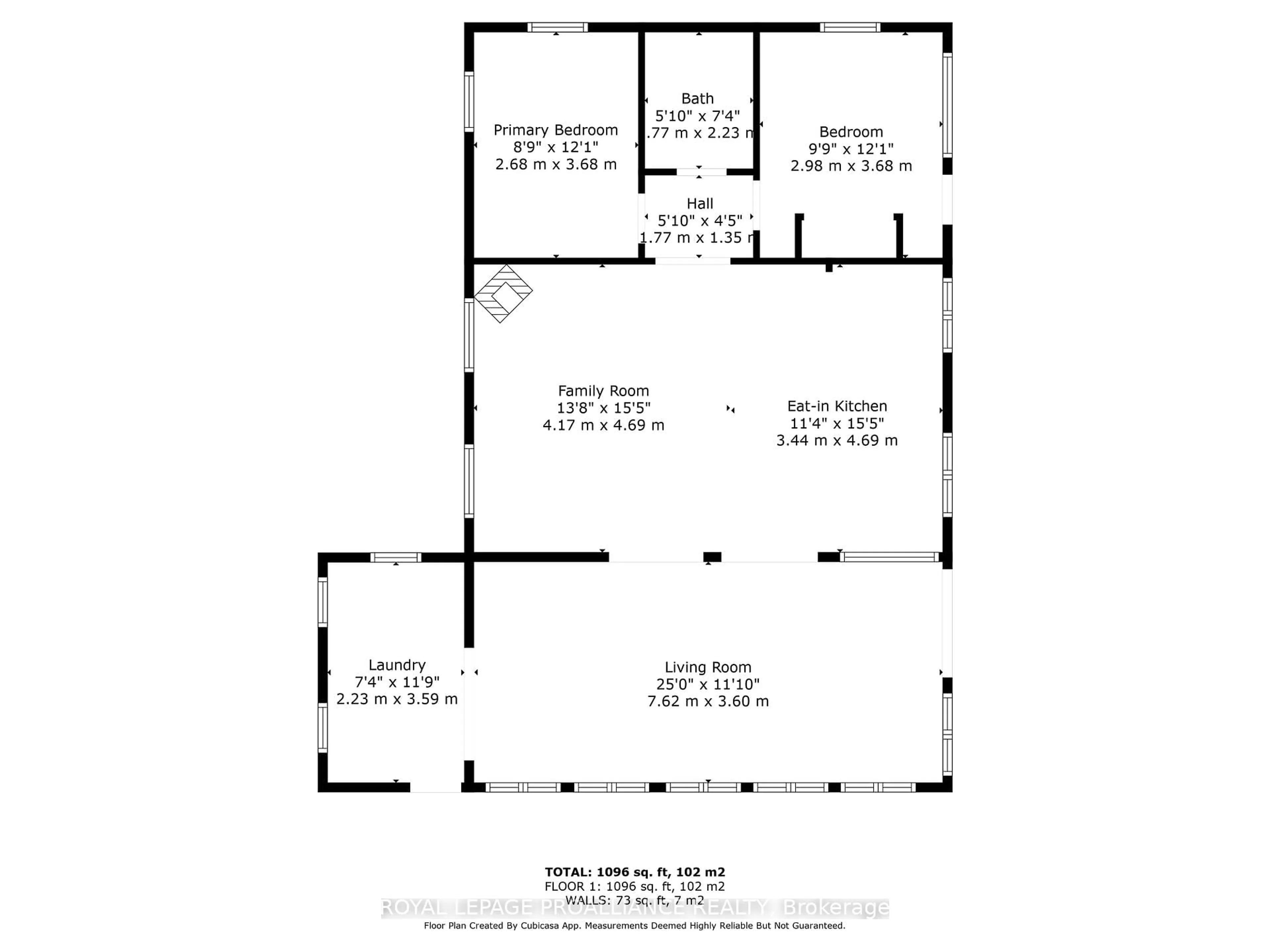 Floor plan for 5 Water - Gunter Lake, Hastings Ontario K0L 1W0