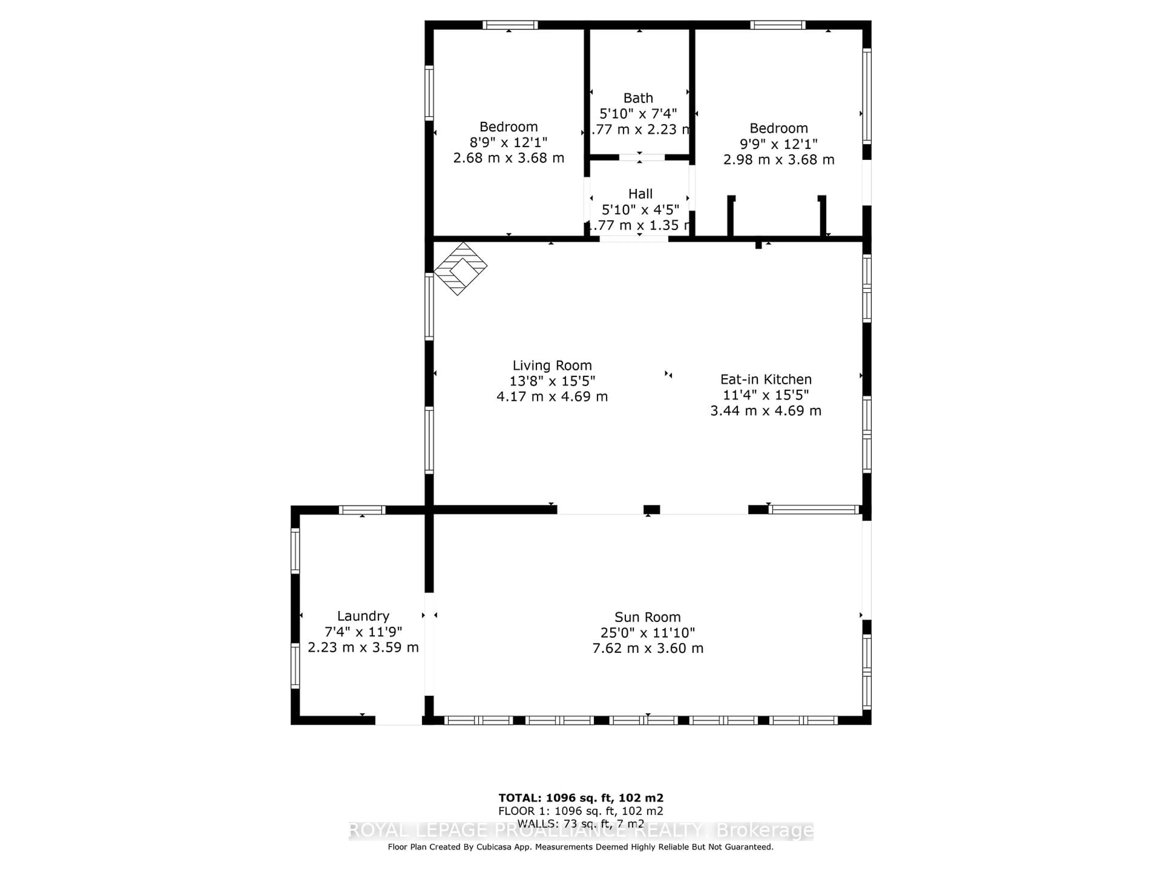 Floor plan for 5 Water - Gunter Lake, Hastings Ontario K0L 1W0