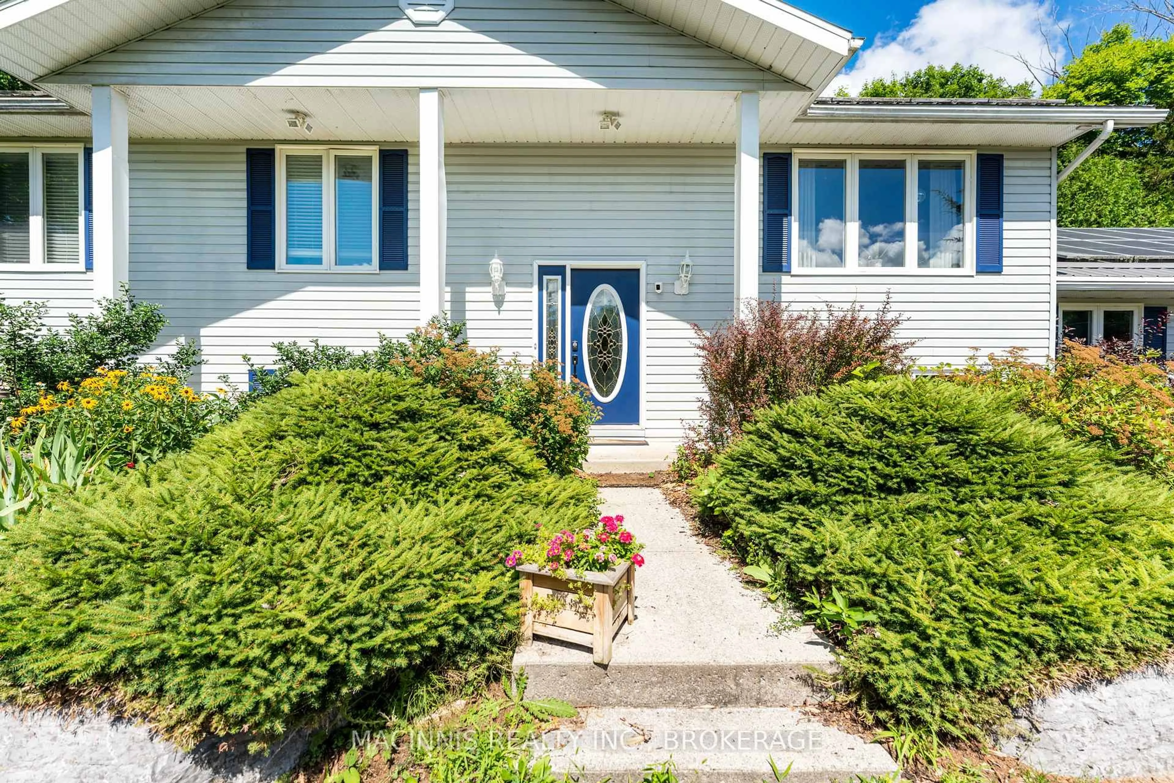Home with vinyl exterior material, street for 6187 REVELL Rd, Verona Ontario K0H 2W0