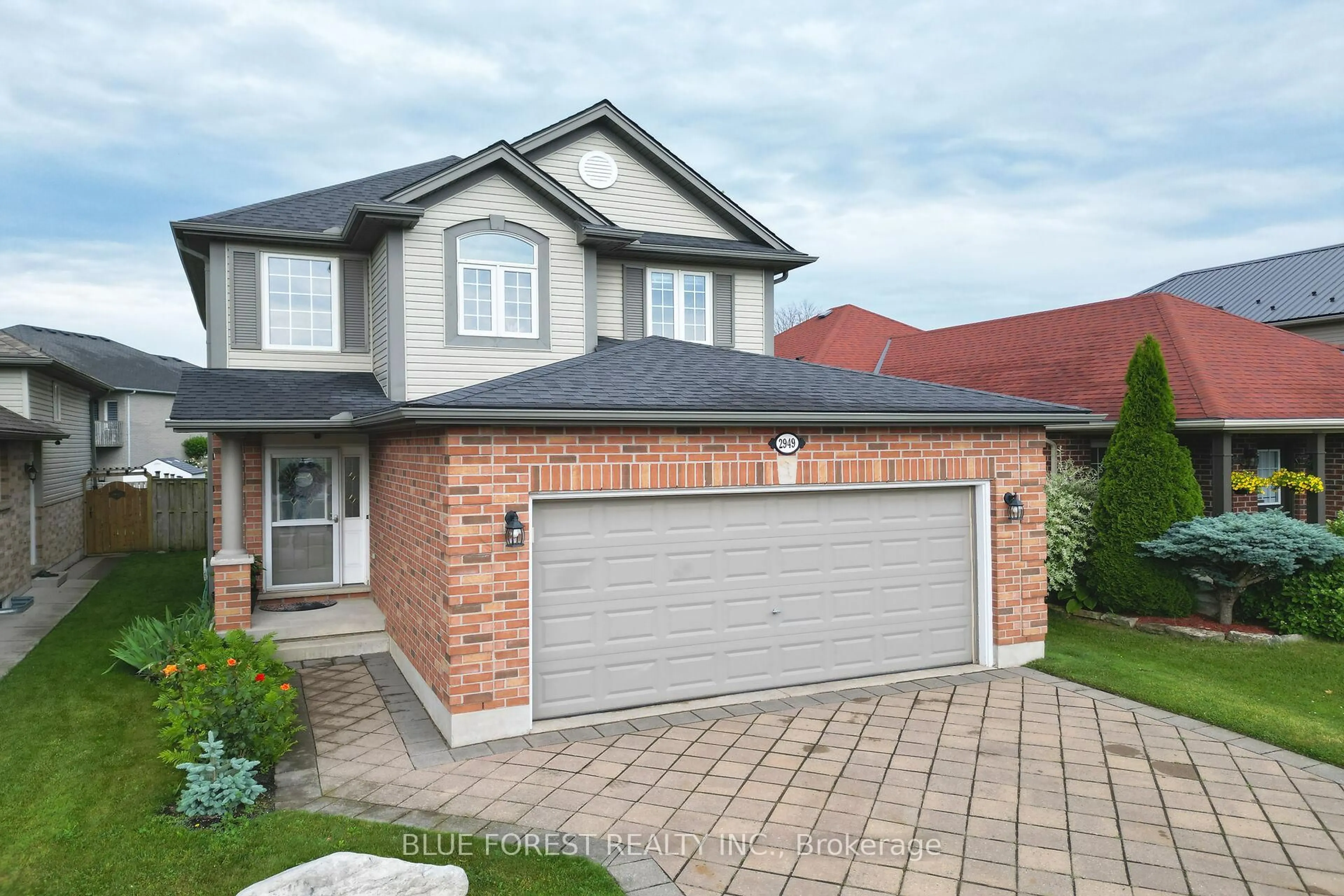 Home with brick exterior material, street for 2949 Meadowgate Blvd, London South Ontario N6M 1L3