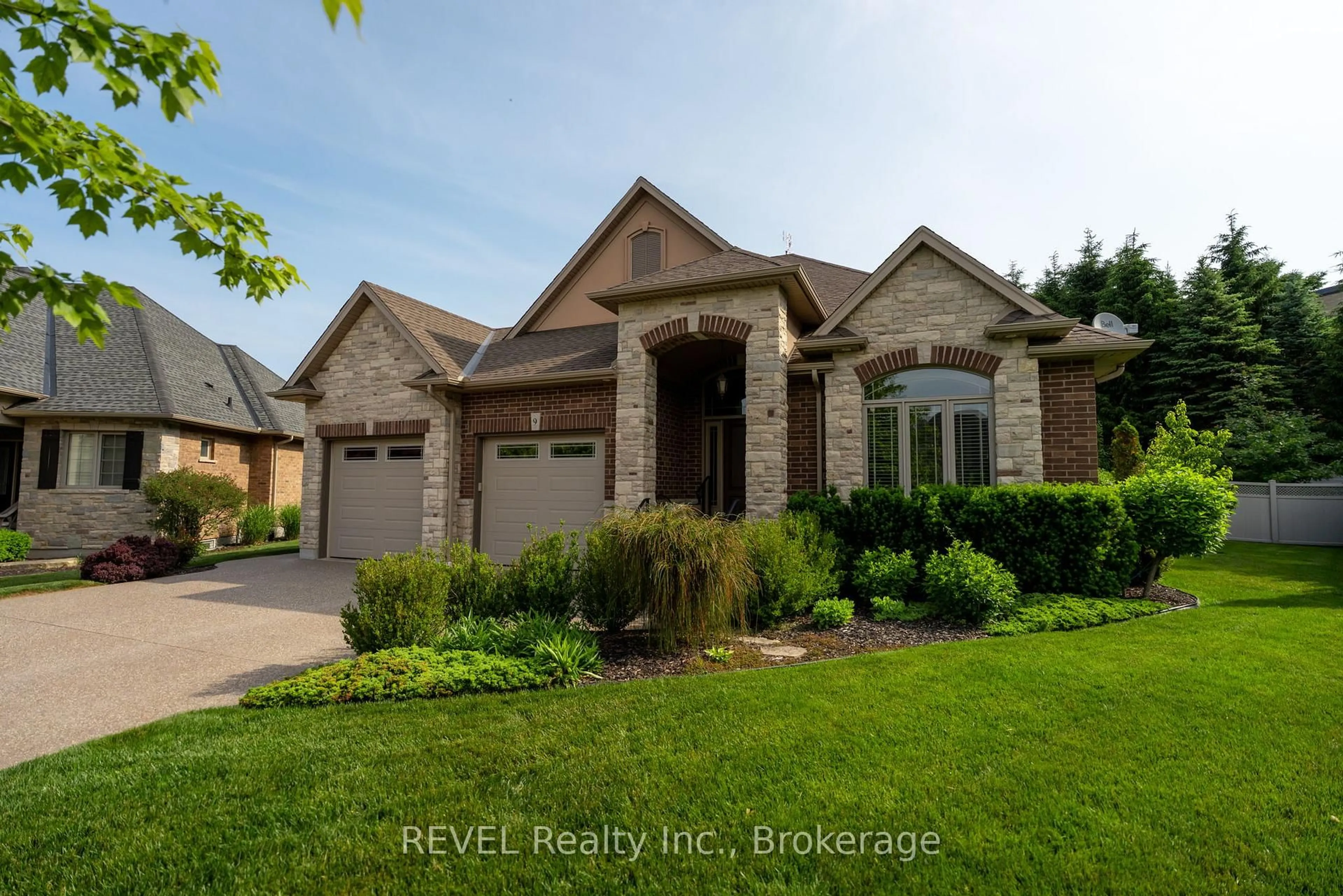 Home with brick exterior material, street for 9 Brondi's Lane, Pelham Ontario L0S 1E5