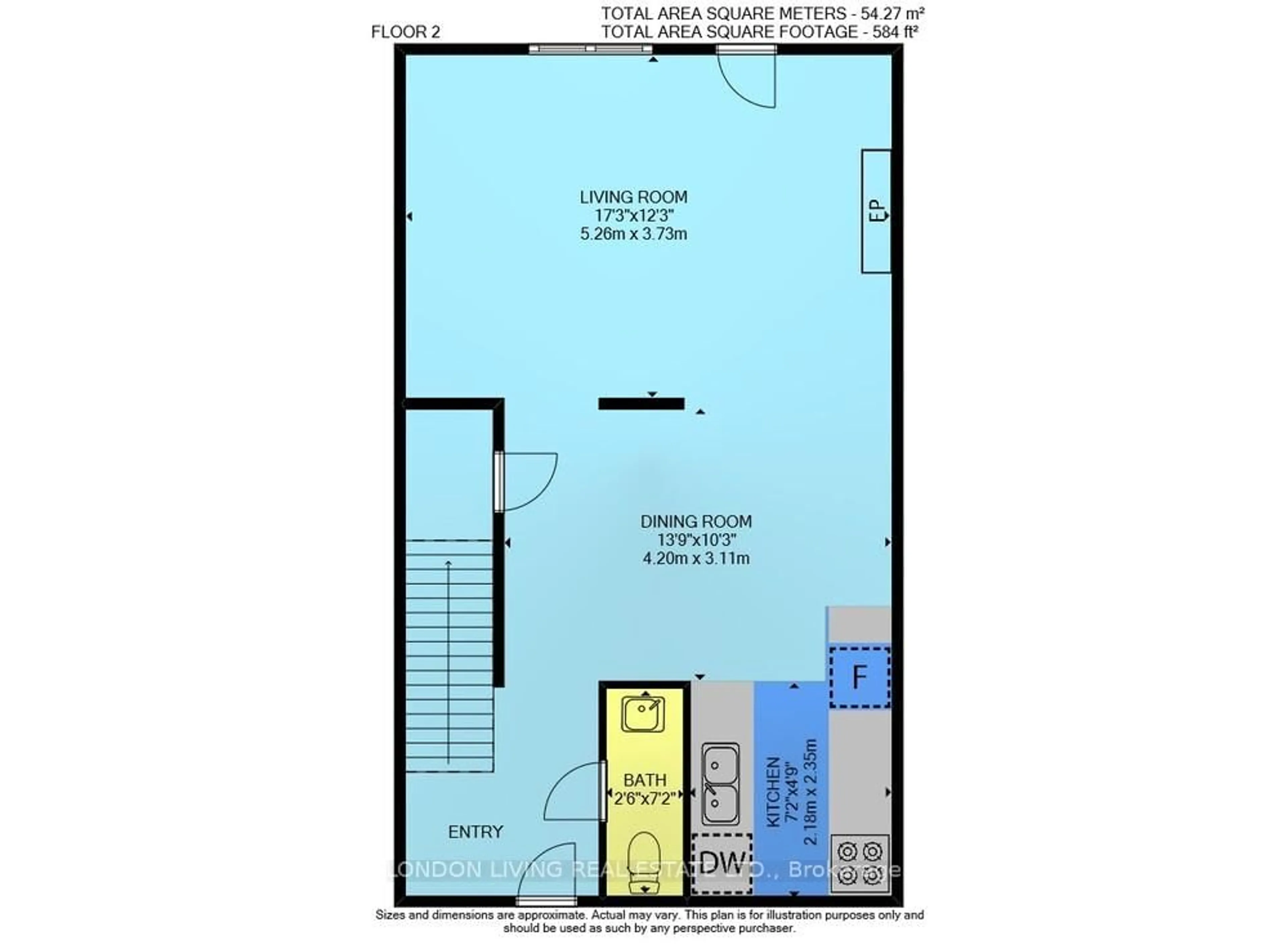 Floor plan for 166 Southdale Rd #152, London South Ontario N6J 2J1