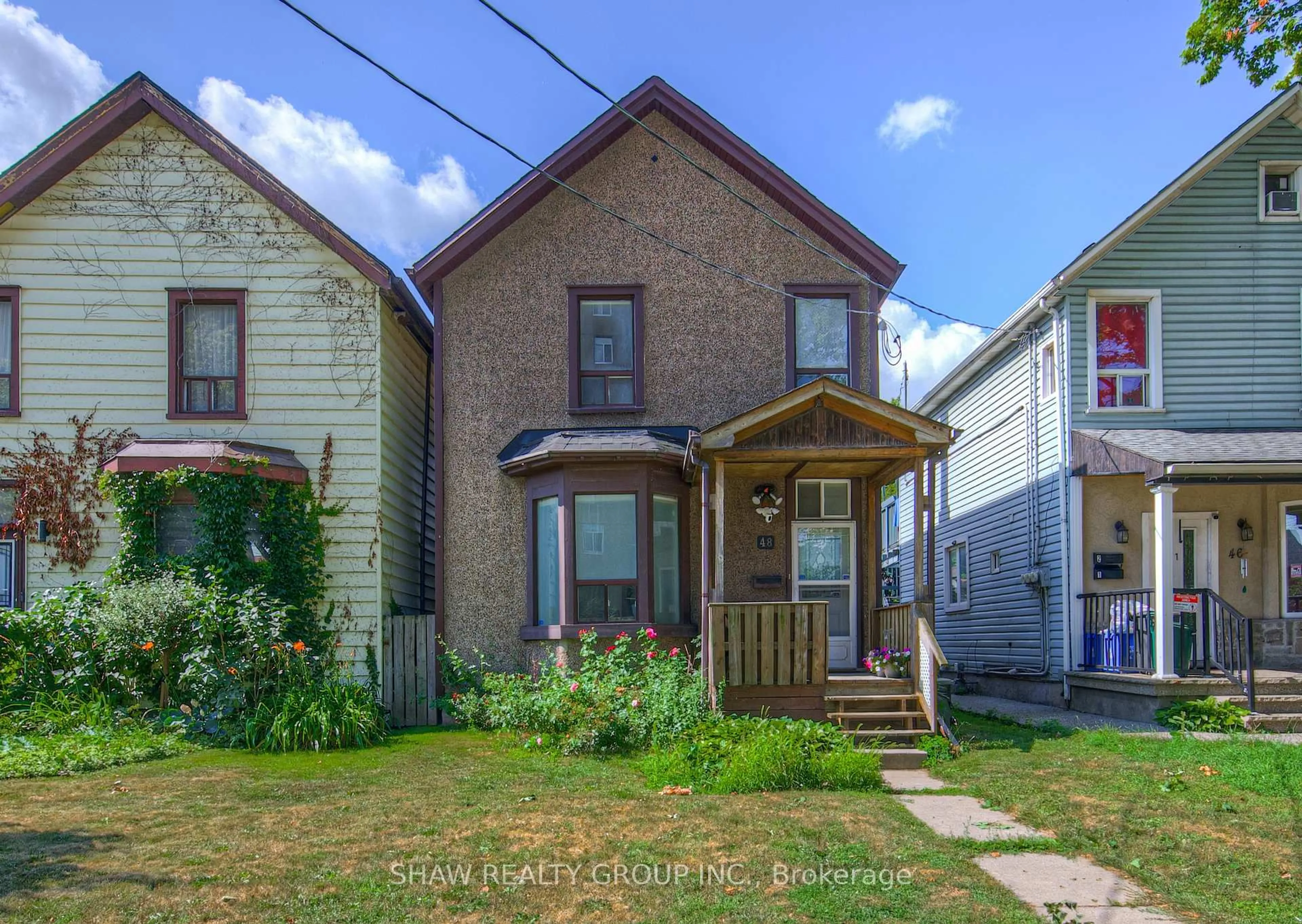 A pic from outside/outdoor area/front of a property/back of a property/a pic from drone, street for 48 Aikman Ave, Hamilton Ontario L8M 1P7