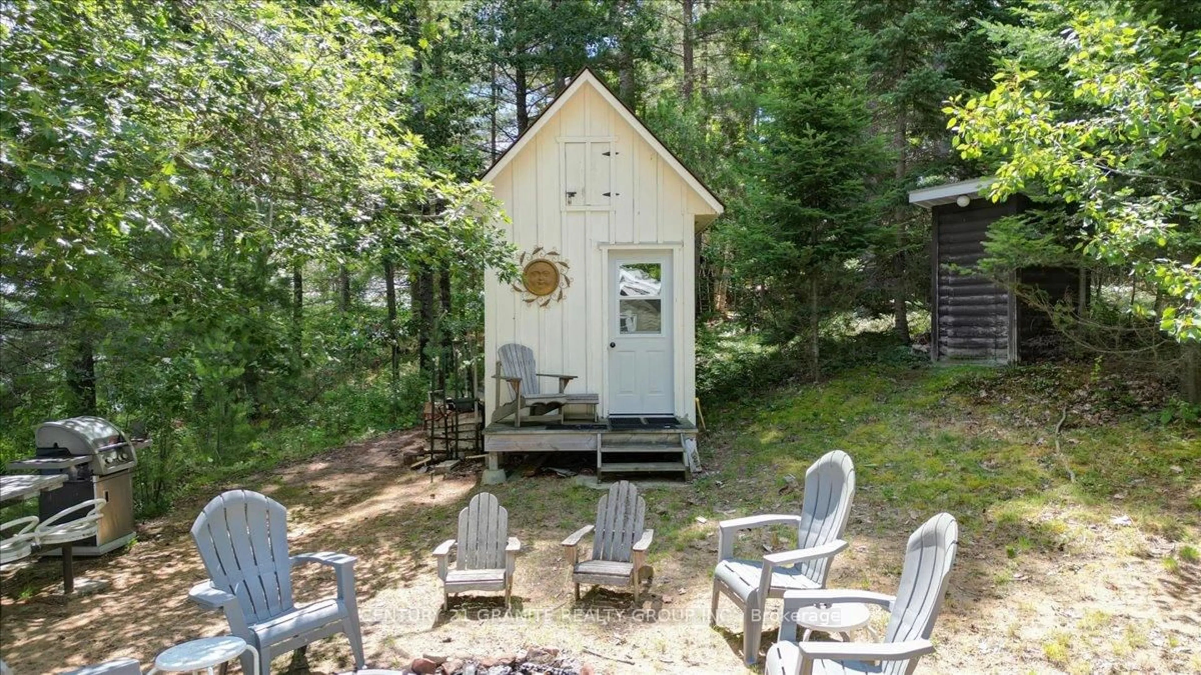 Patio, forest/trees view for 707 Tamarack Rd, Barry's Bay Ontario K0J 1B0