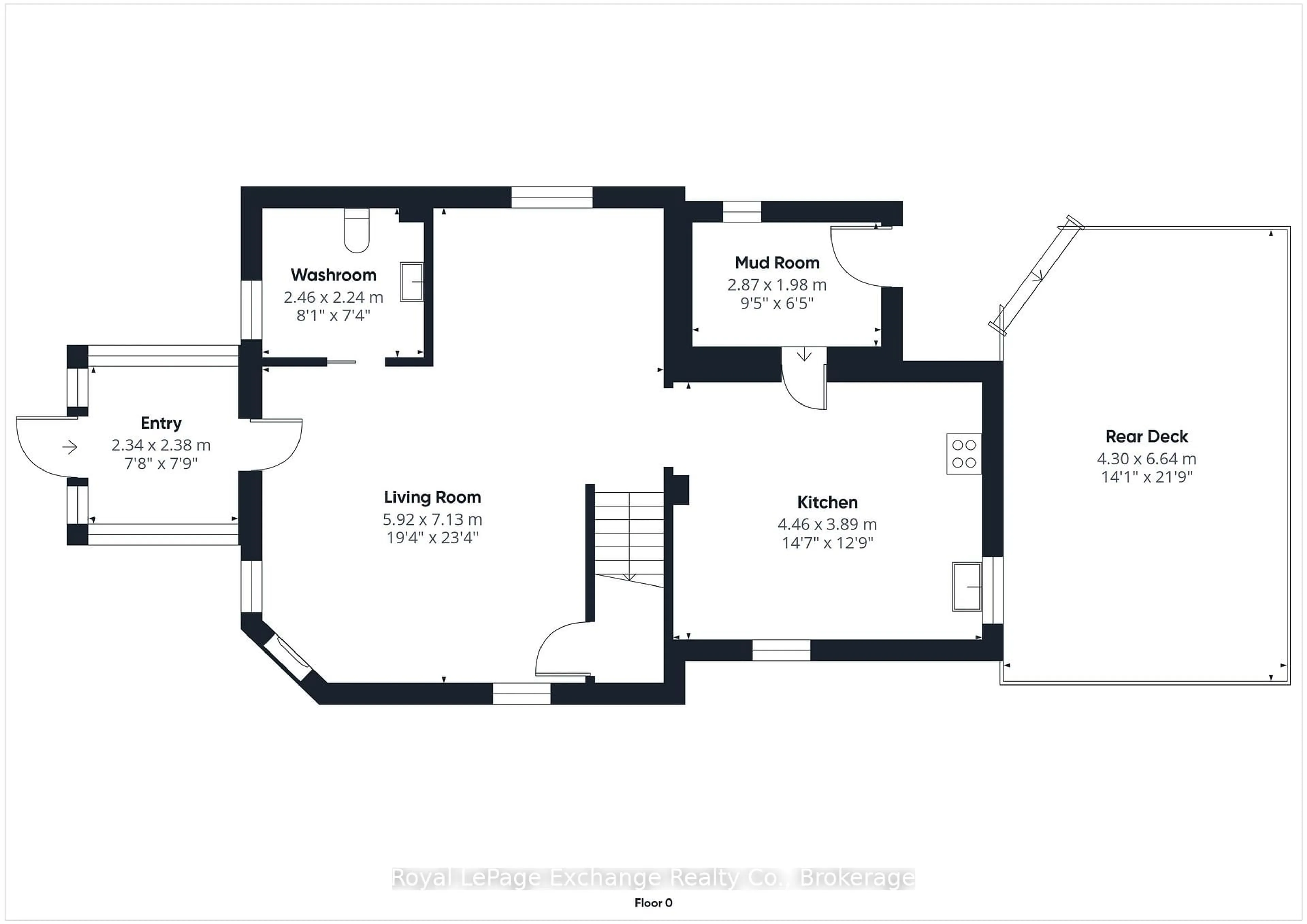 Floor plan for 164 Victoria St, North Huron Ontario N0G 2W0