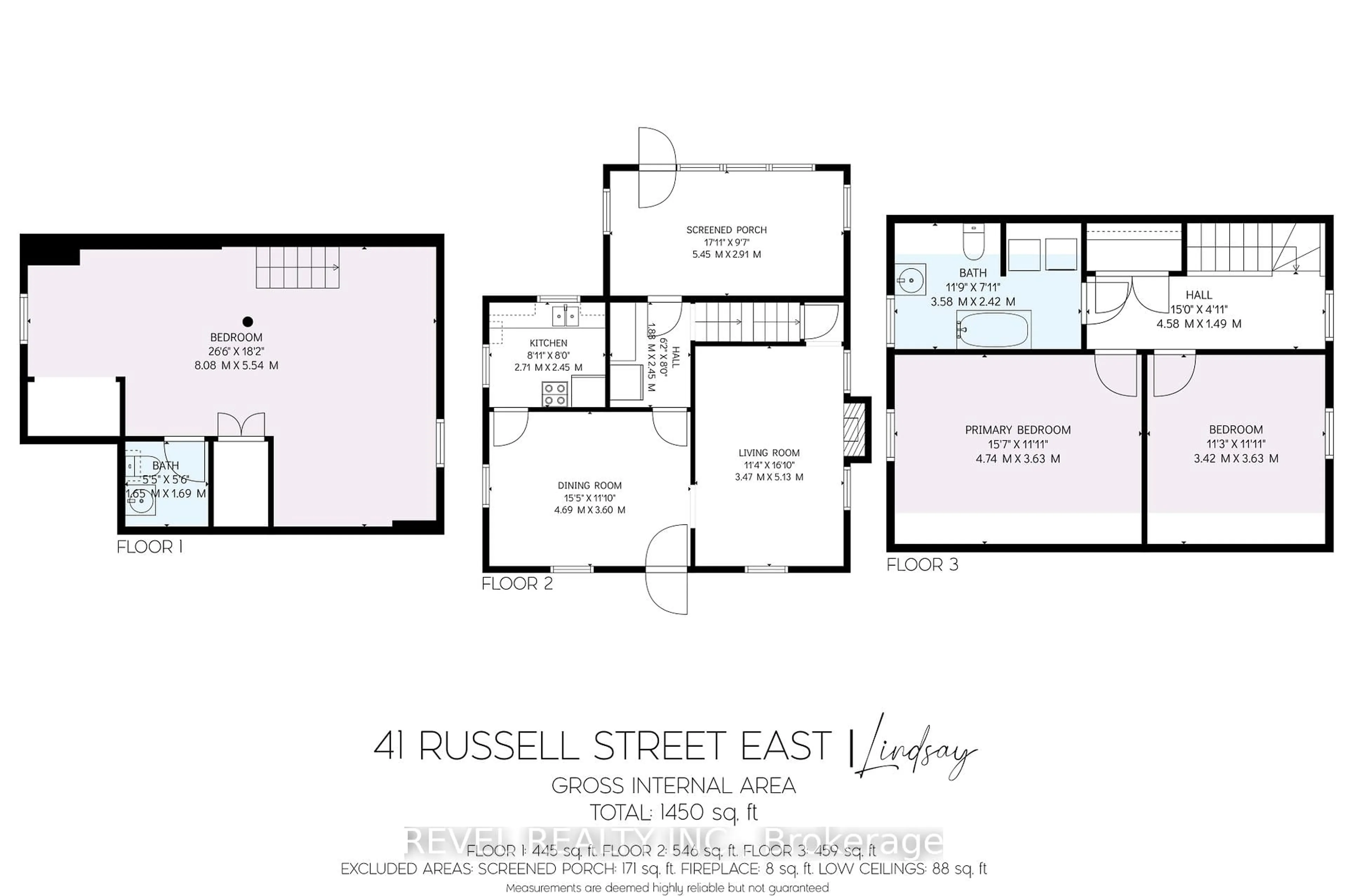 Floor plan for 41 Russell St, Kawartha Lakes Ontario K9V 2A3