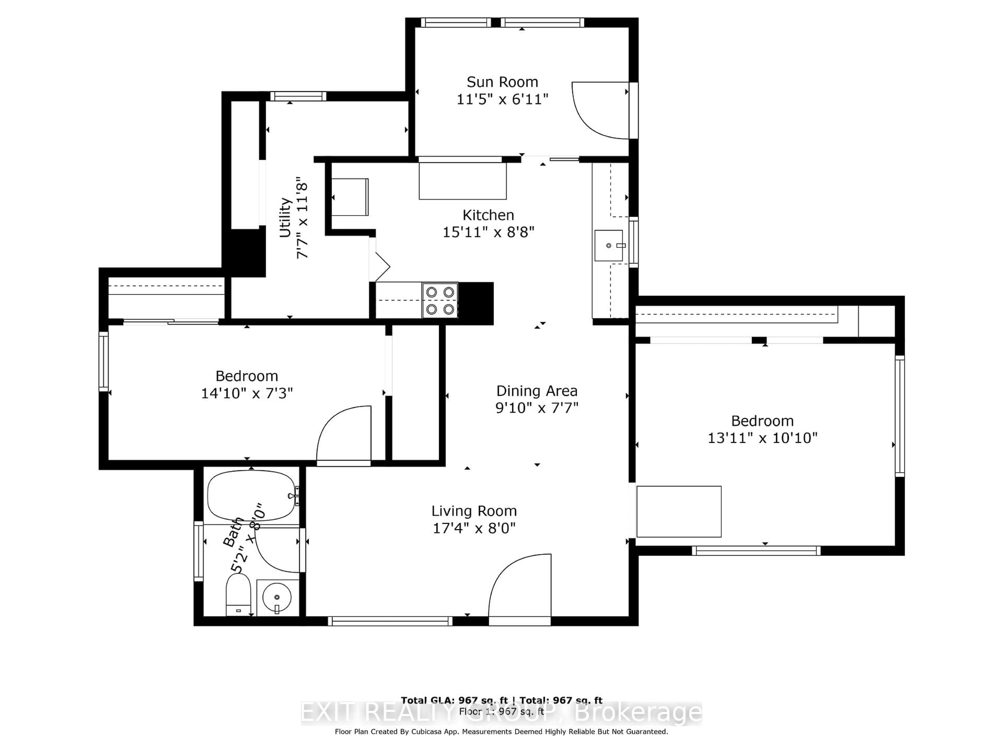 Floor plan for 1238 Frankford Rd, Hastings Ontario K0K 2C0