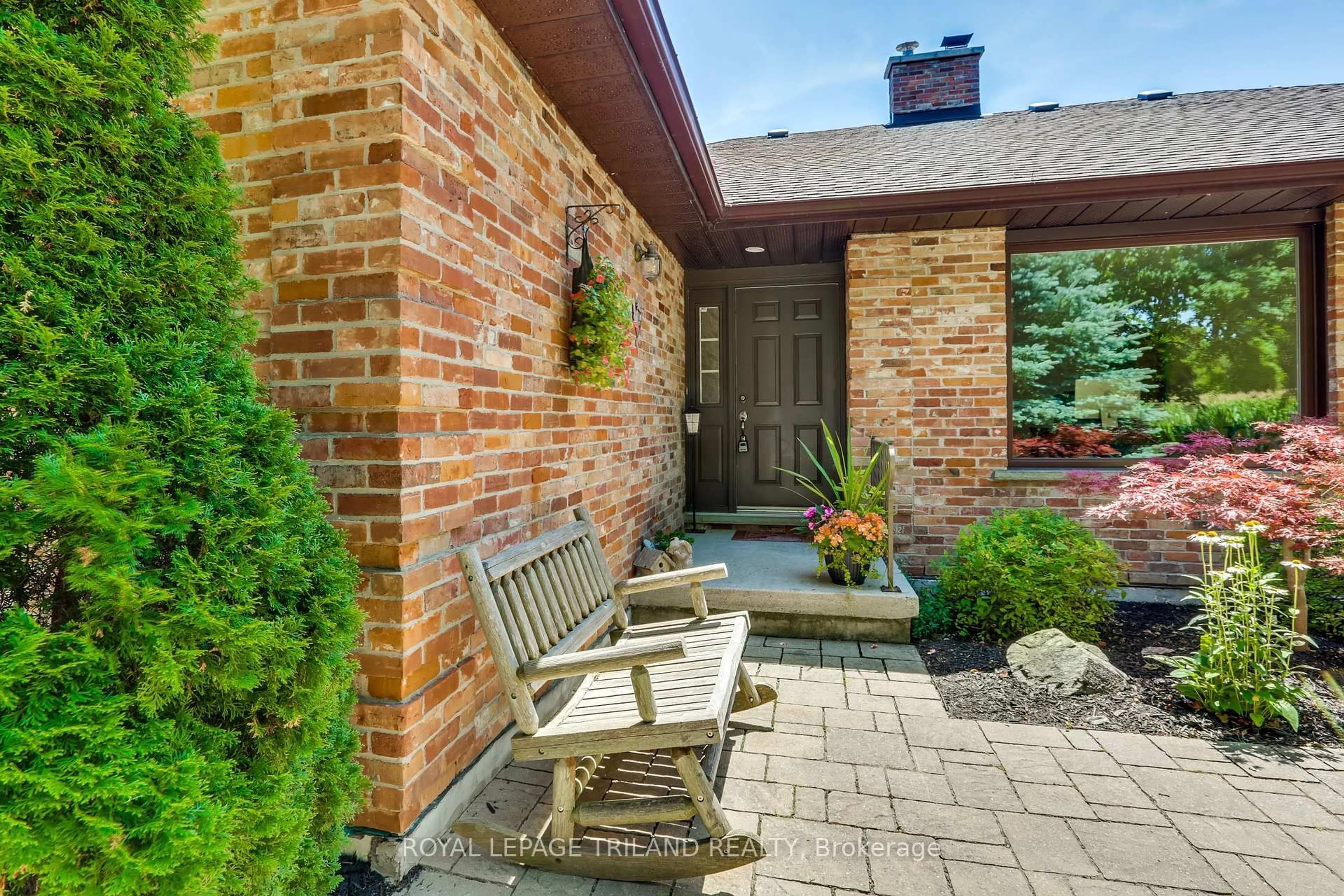 Home with brick exterior material, street for 22604 Vanneck Rd, Middlesex Centre Ontario N0M 2A0