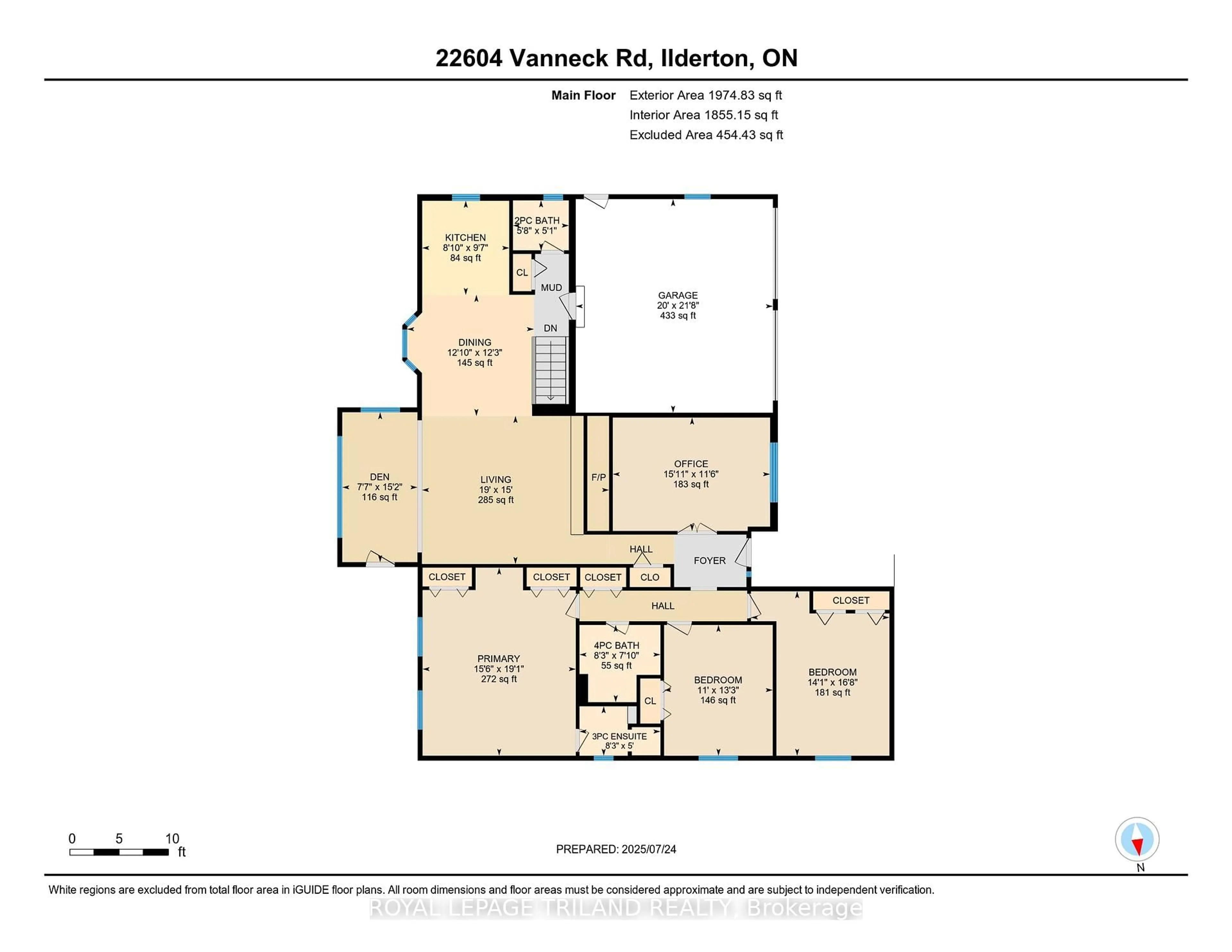 Floor plan for 22604 Vanneck Rd, Middlesex Centre Ontario N0M 2A0