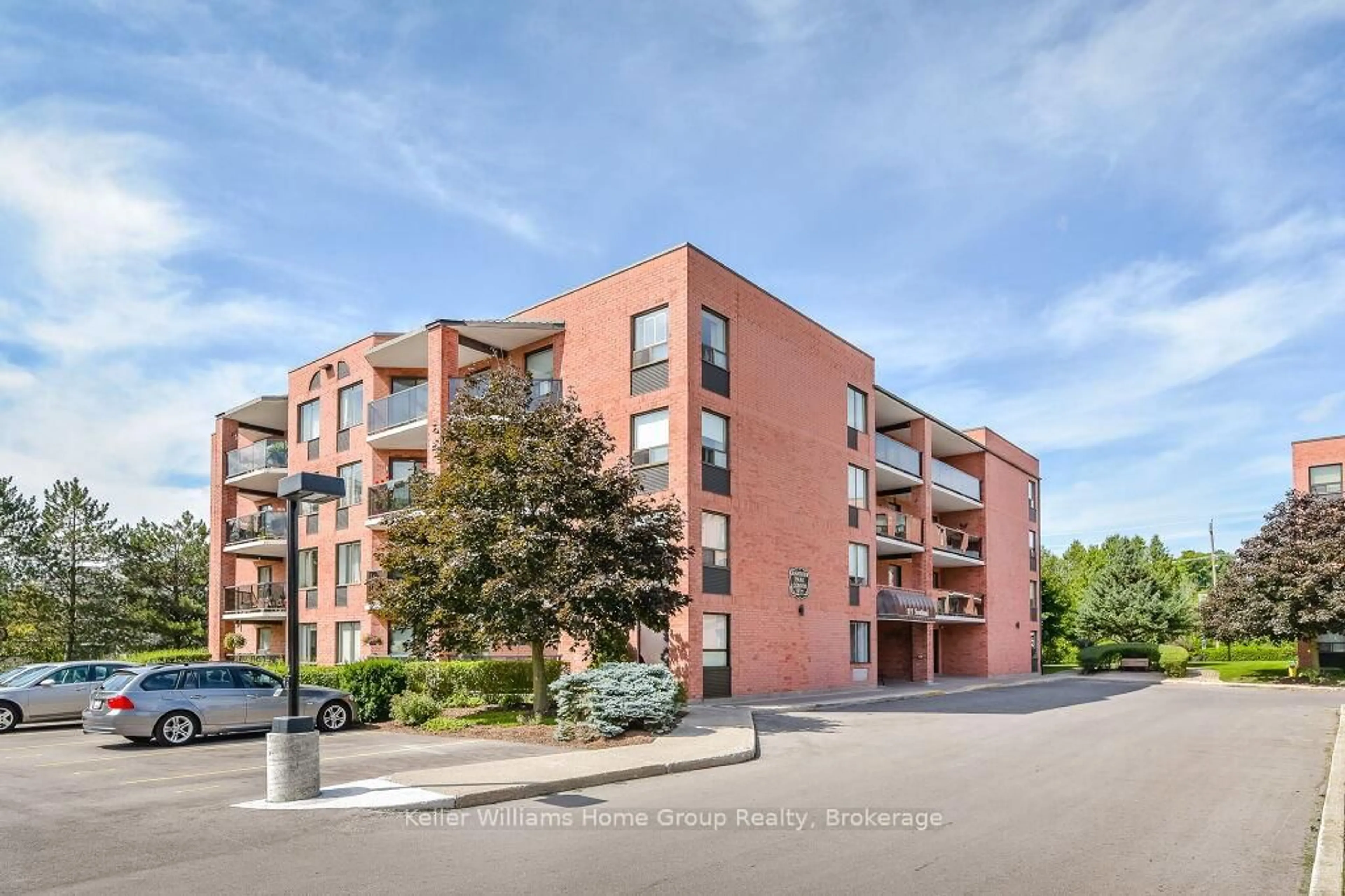 A pic from outside/outdoor area/front of a property/back of a property/a pic from drone, unknown for 217 Scotland St #101, Centre Wellington Ontario N1M 3L8
