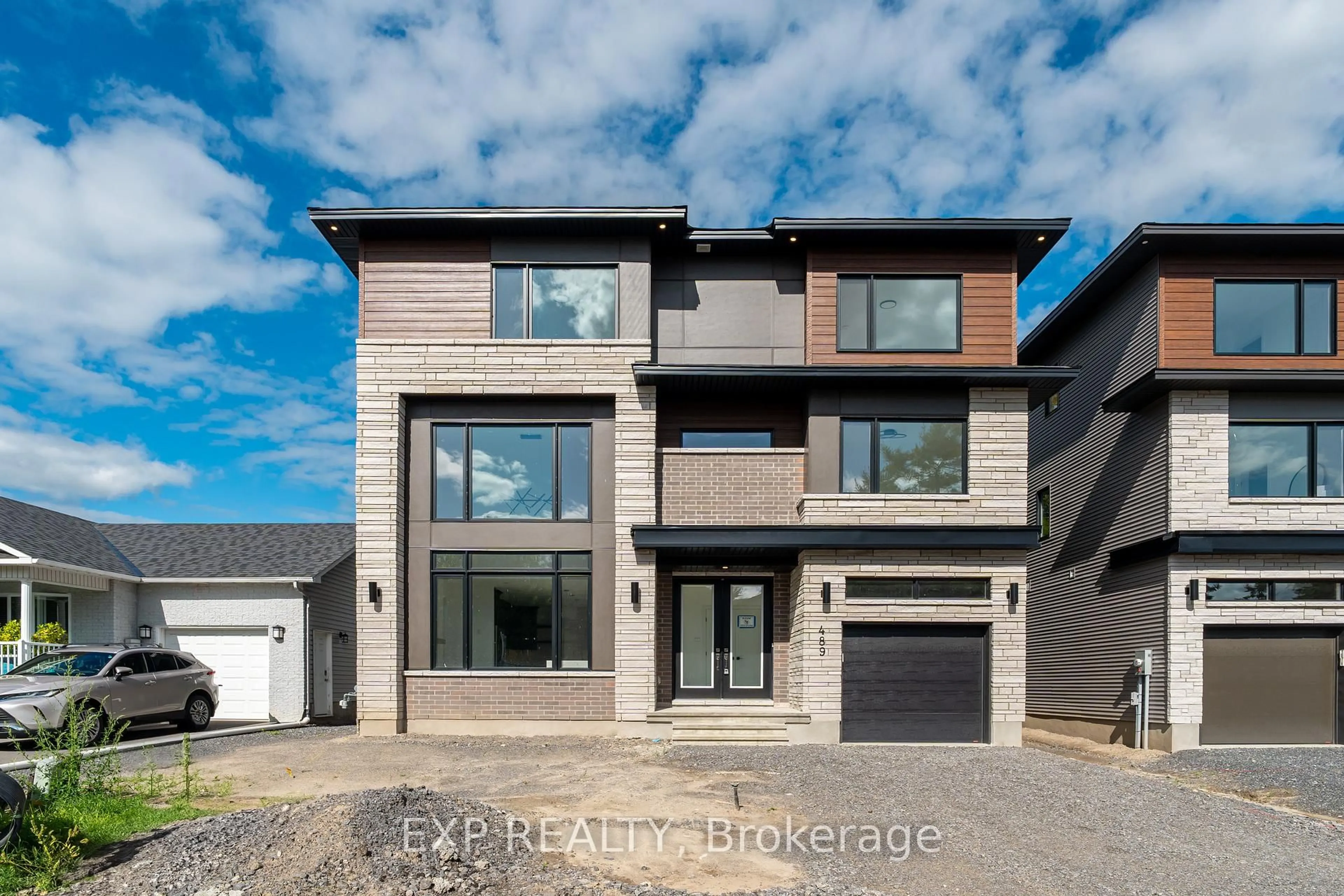 Home with brick exterior material, street for 489 Duvernay Dr, Ottawa Ontario K1E 2N7
