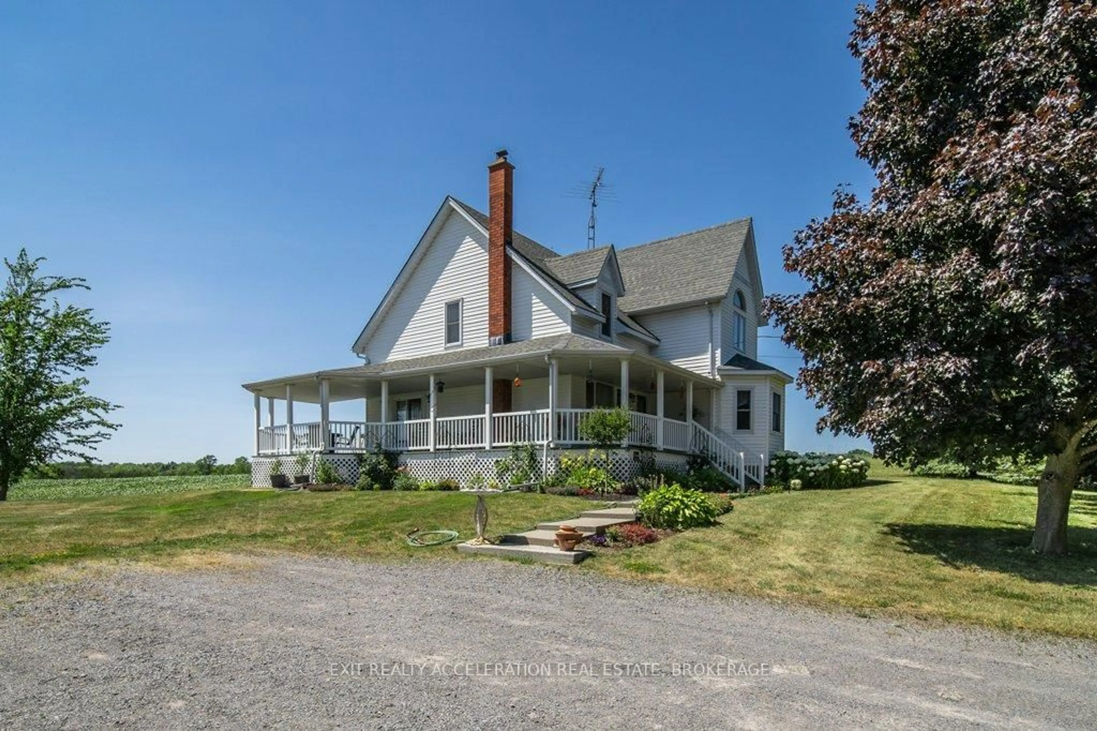 A pic from outside/outdoor area/front of a property/back of a property/a pic from drone, unknown for 2492 County Rd 41, Greater Napanee Ontario K0K 2W0