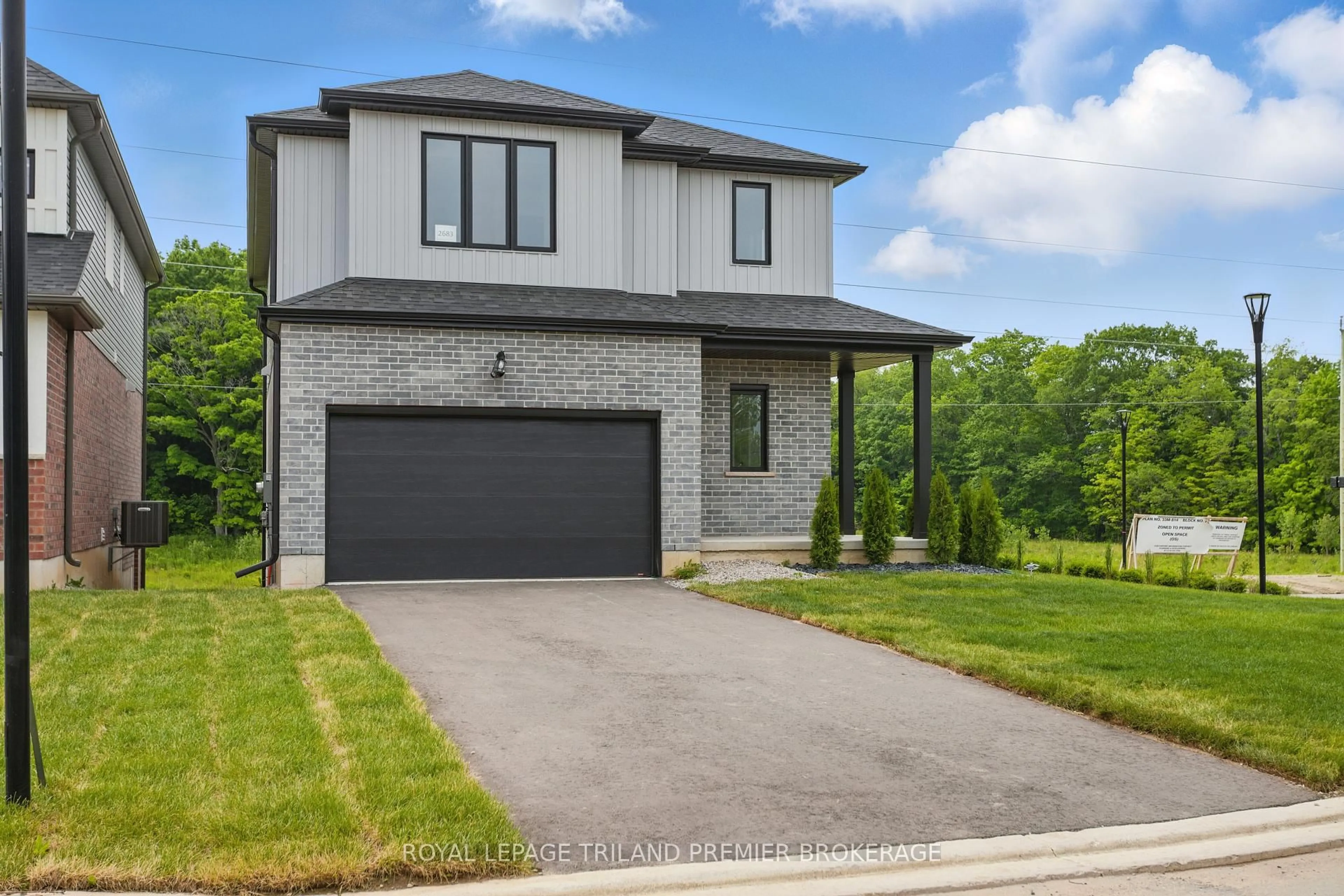 Home with brick exterior material, street for 2683 BOBOLINK Lane, London South Ontario N6M 0J9