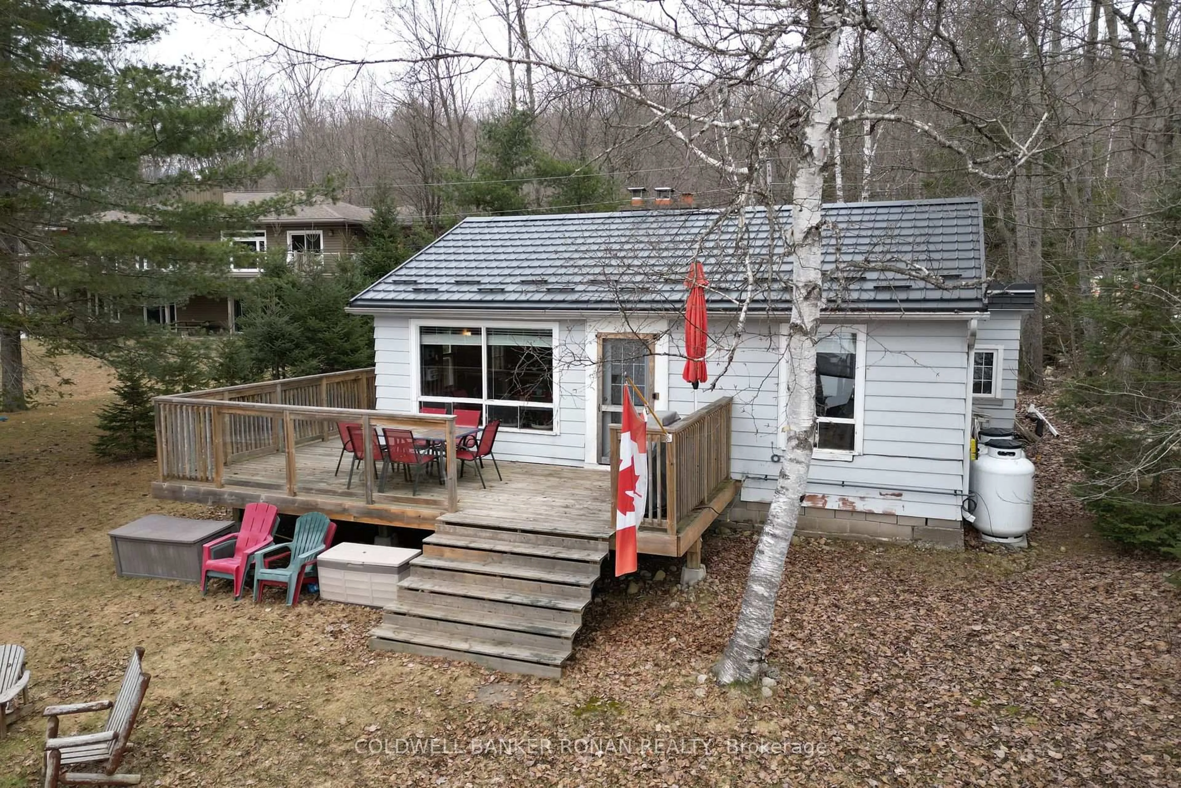 A pic from outside/outdoor area/front of a property/back of a property/a pic from drone, water/lake/river/ocean view for 188 Homeland Dr, Perry Ontario P0A 1J0