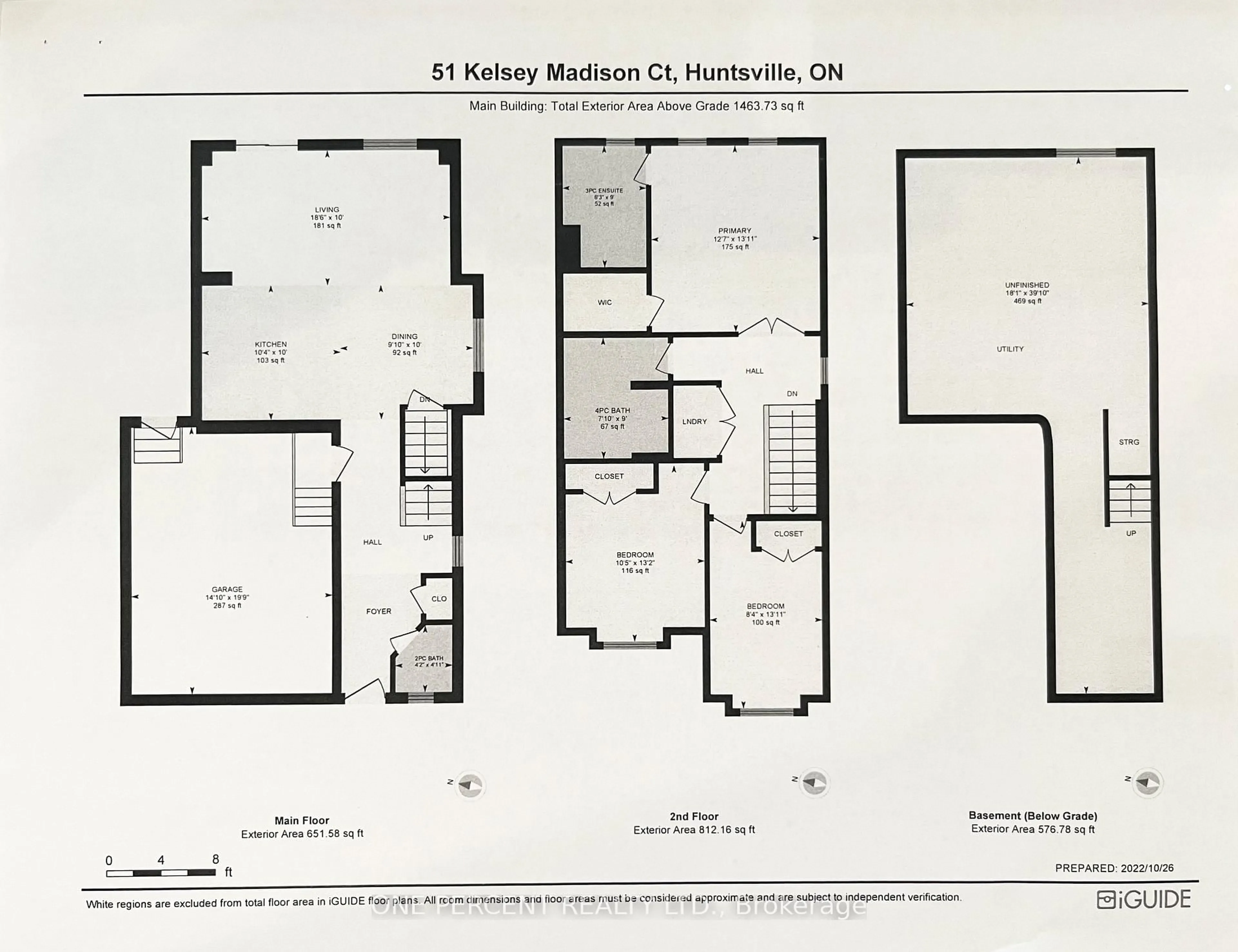 Floor plan for 51 KELSEY MADISON Crt, Huntsville Ontario P1H 0E2