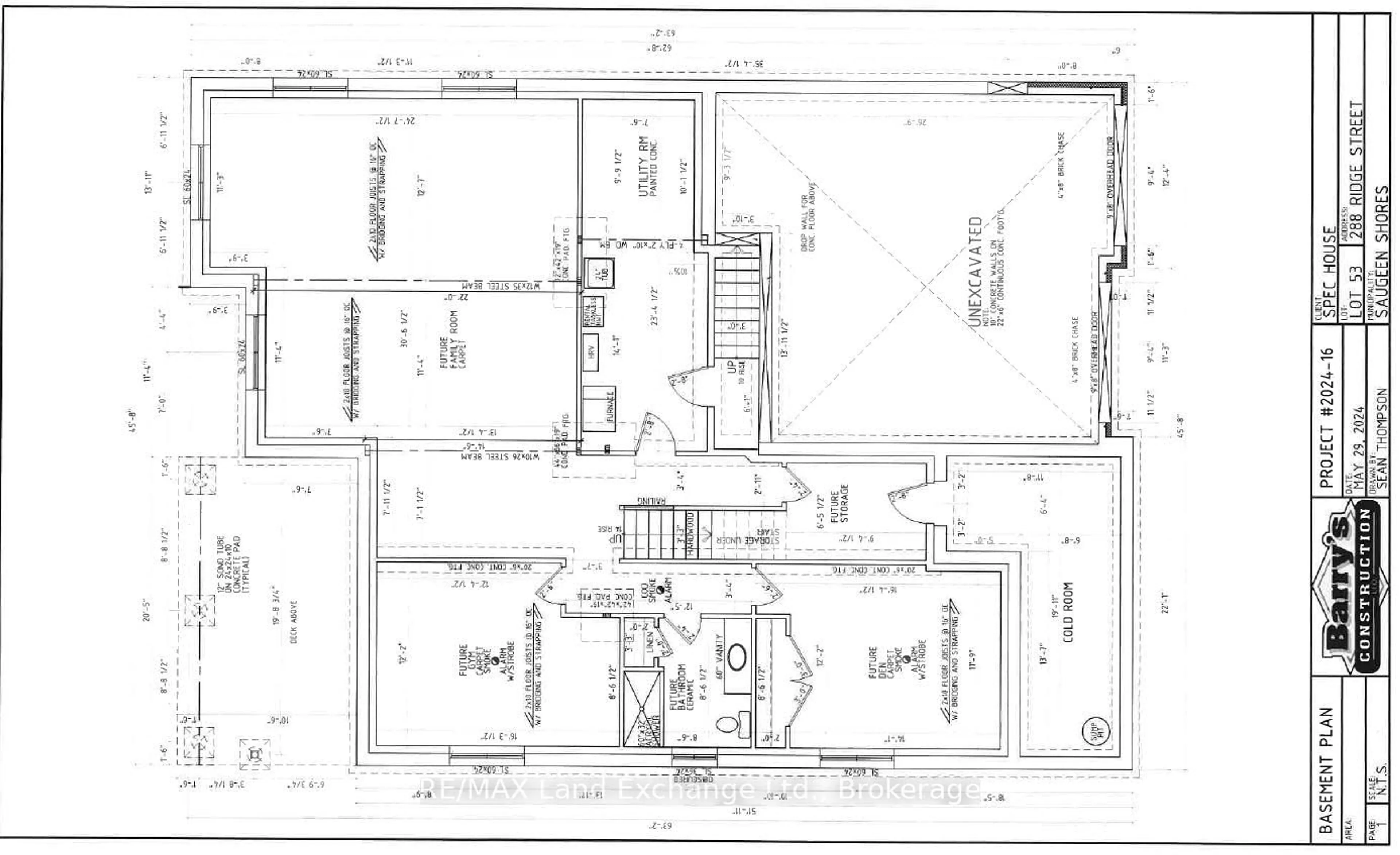 Floor plan for 288 RIDGE St, Saugeen Shores Ontario N0H 2C3