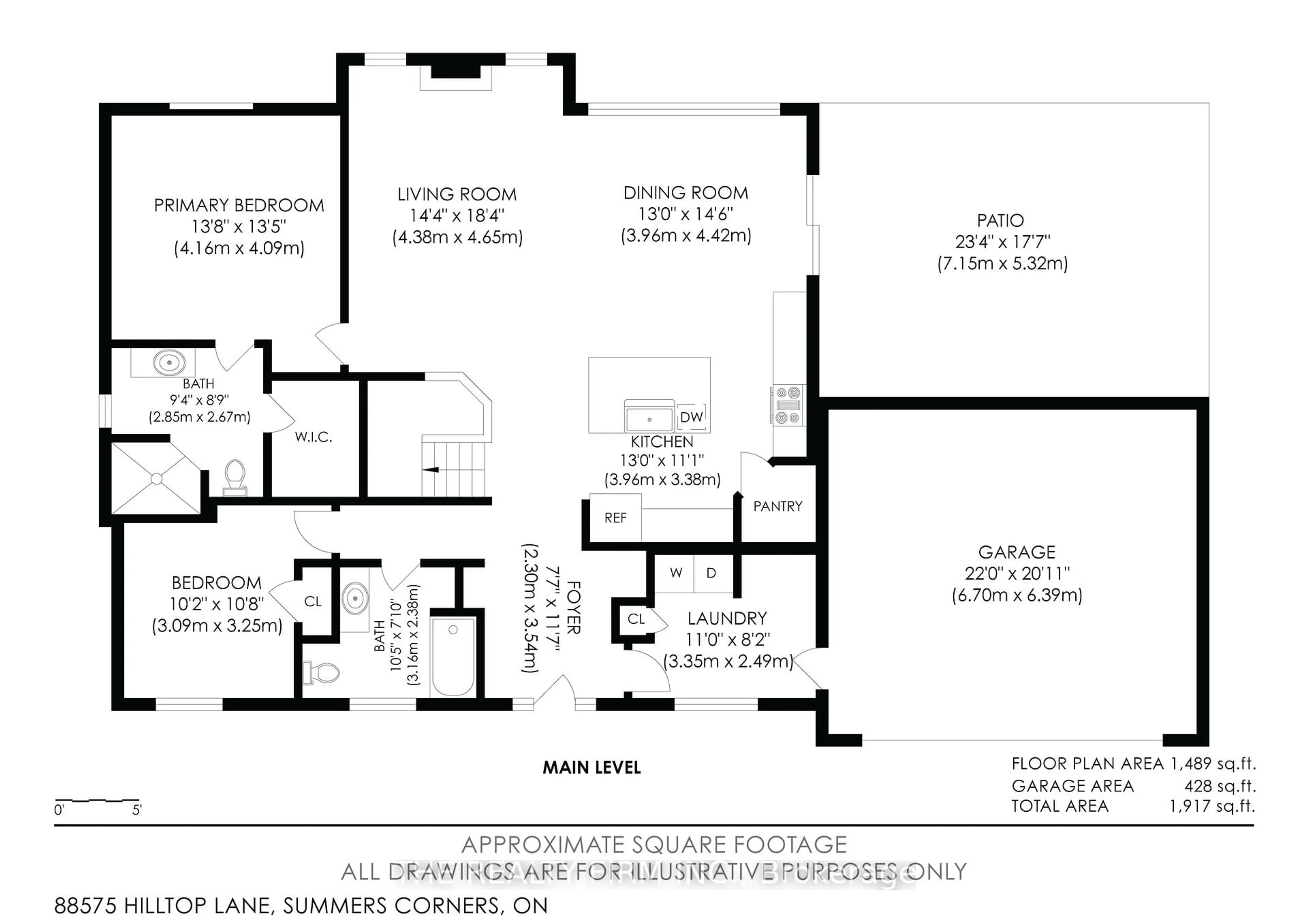 Floor plan for 88575 Hilltop Lane, Malahide Ontario N5H 0B1