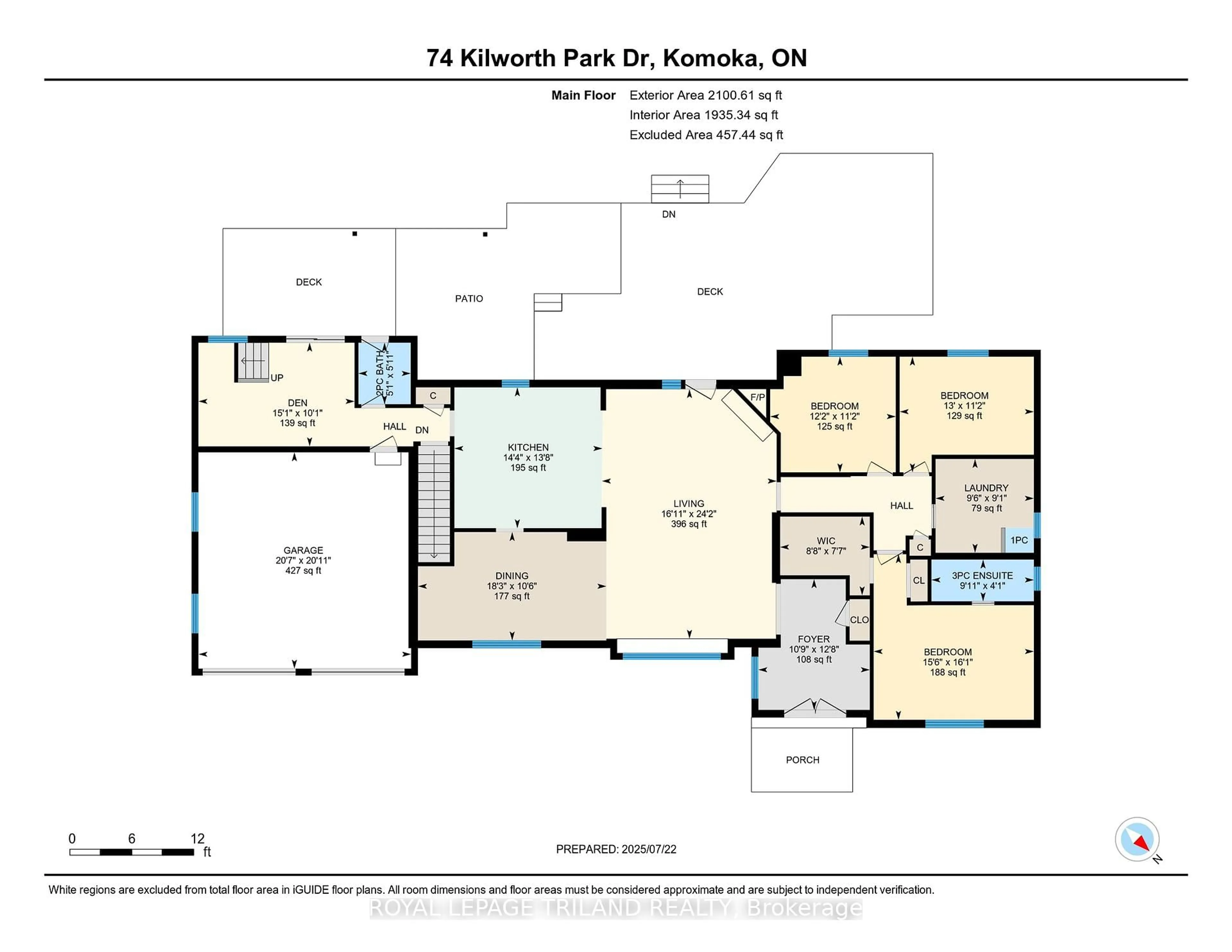 Floor plan for 74 Kilworth Park Dr, Middlesex Centre Ontario N0L 1R0