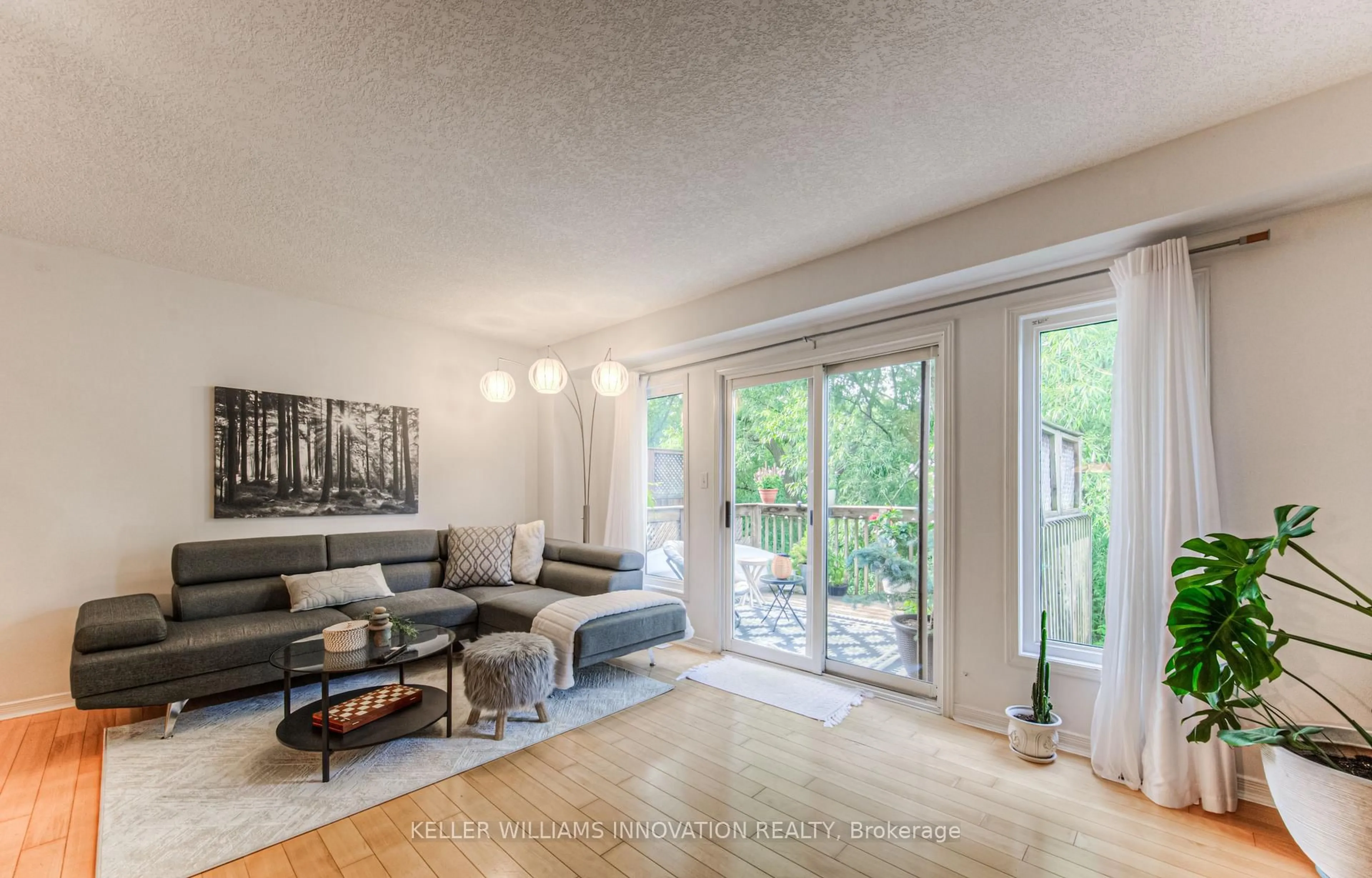 Living room with furniture, unknown for 85 Bankside Dr #F37, Kitchener Ontario N2N 3M4