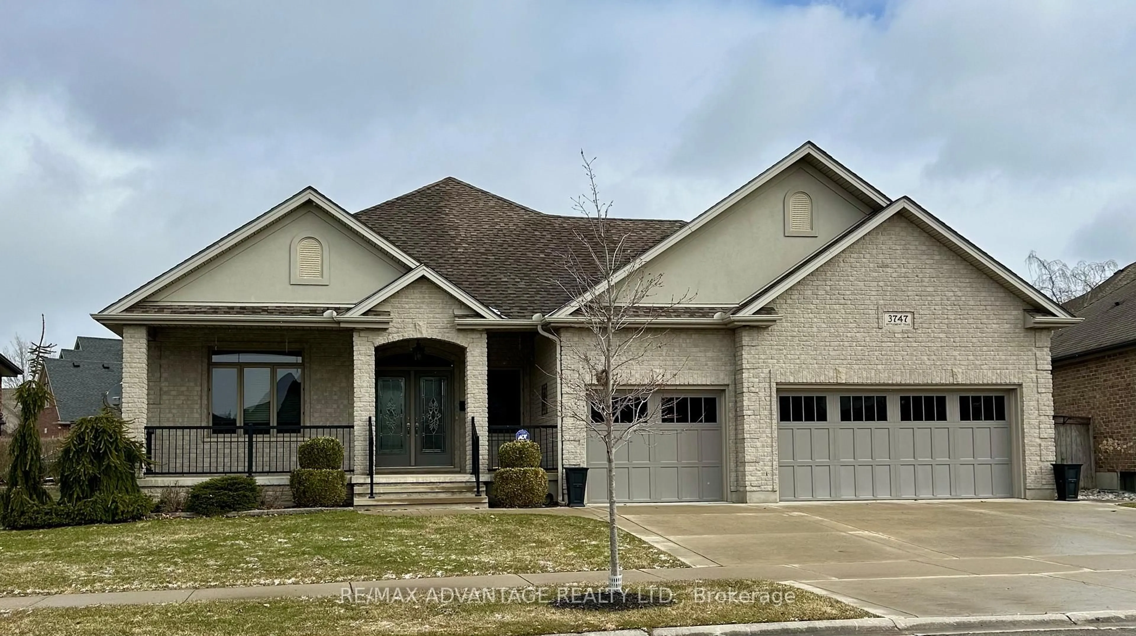 Home with brick exterior material, street for 3747 Settlement Tr, London South Ontario N6P 0A6