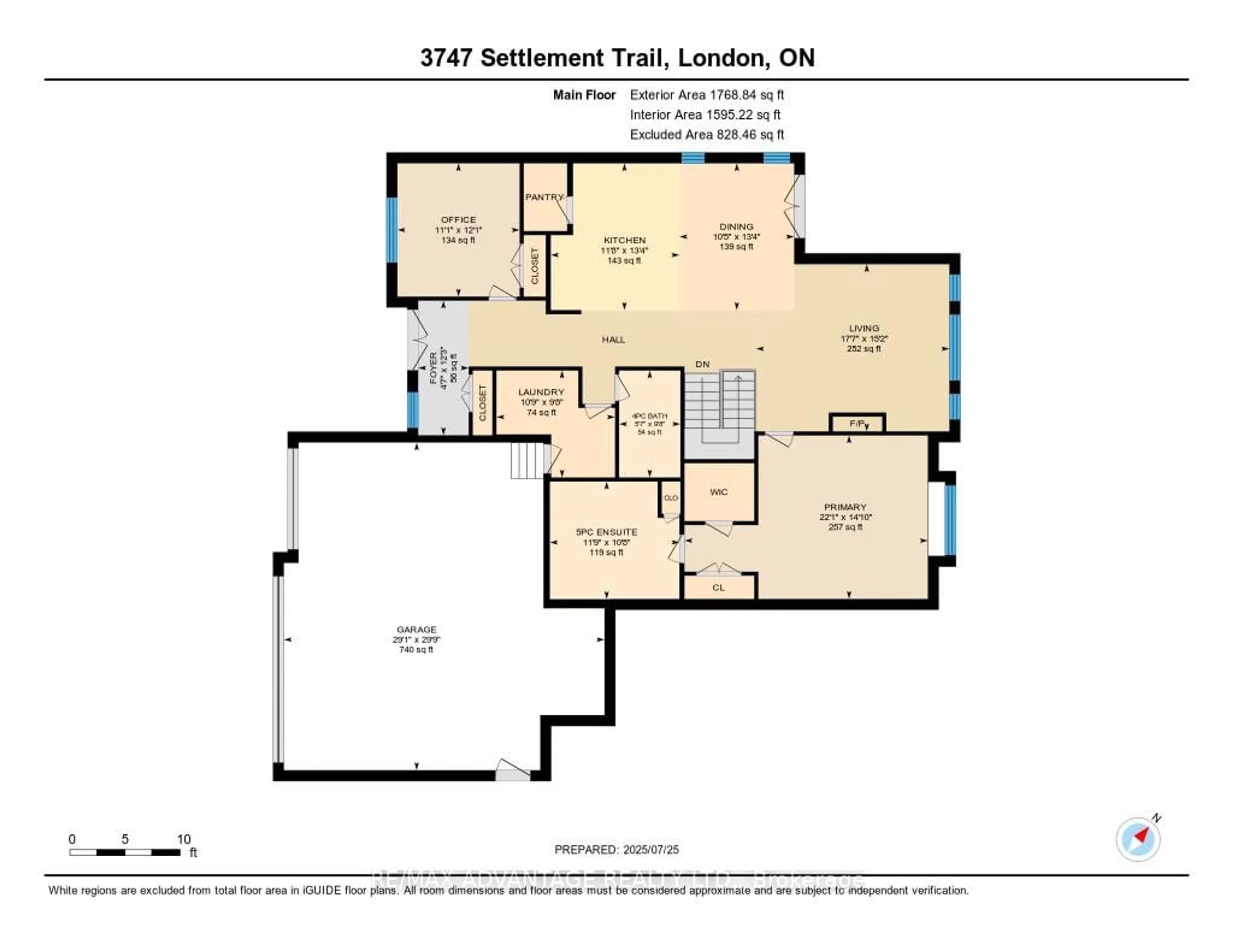 Floor plan for 3747 Settlement Tr, London South Ontario N6P 0A6