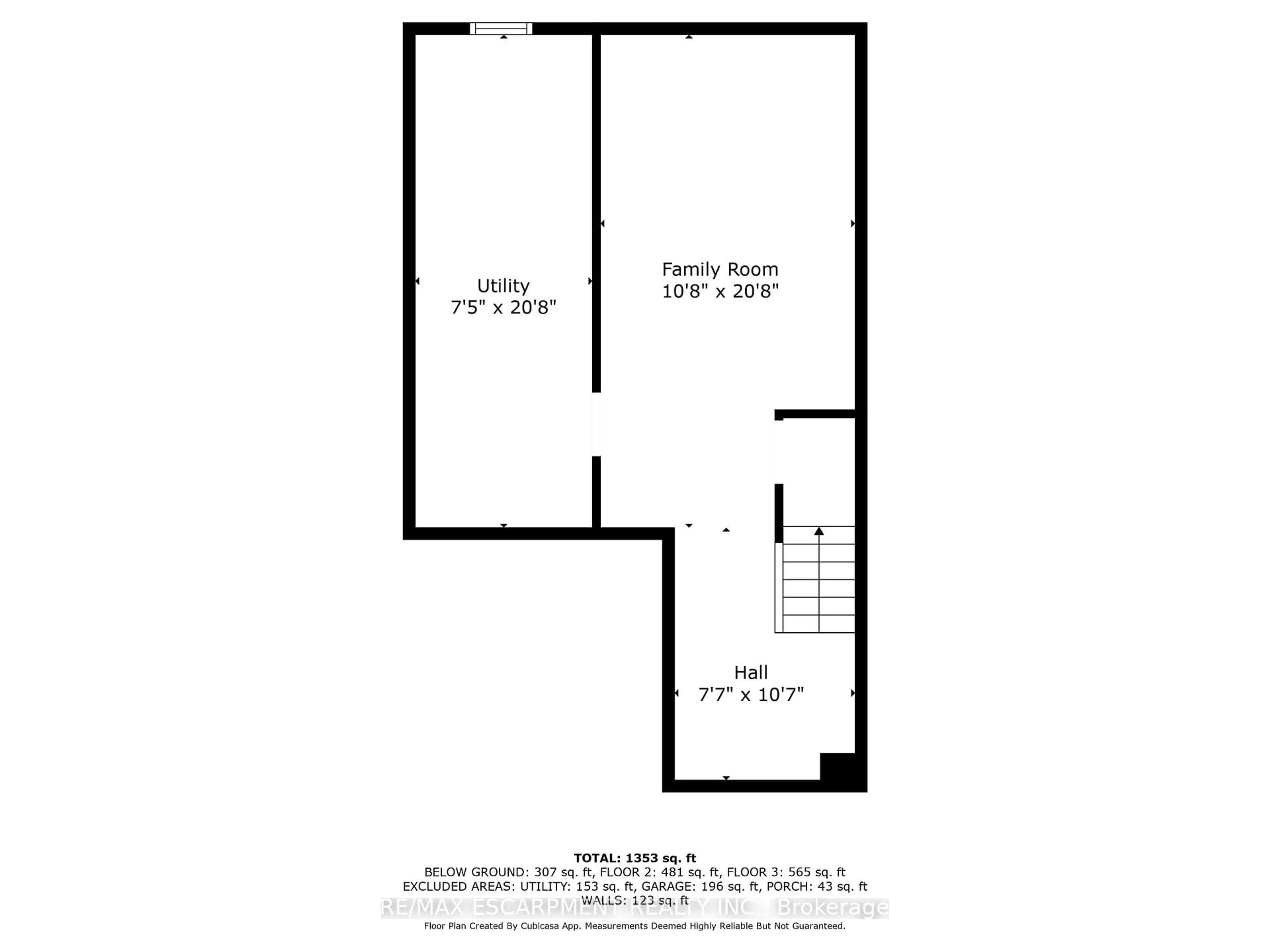 Floor plan for 17 Huntsville St, Hamilton Ontario L9A 4X1
