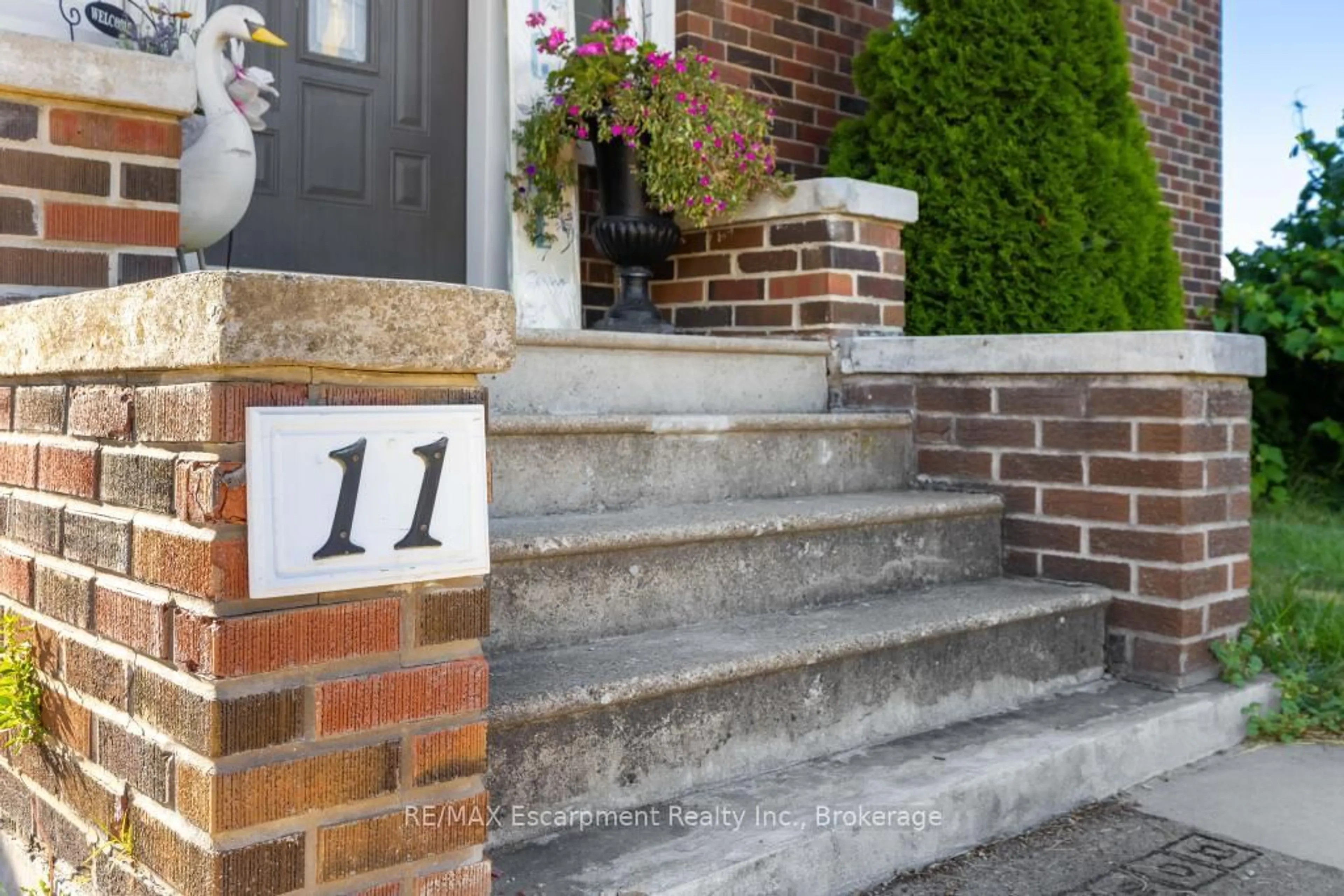 Home with brick exterior material, street for 11 Facer St, St. Catharines Ontario L2M 5H1