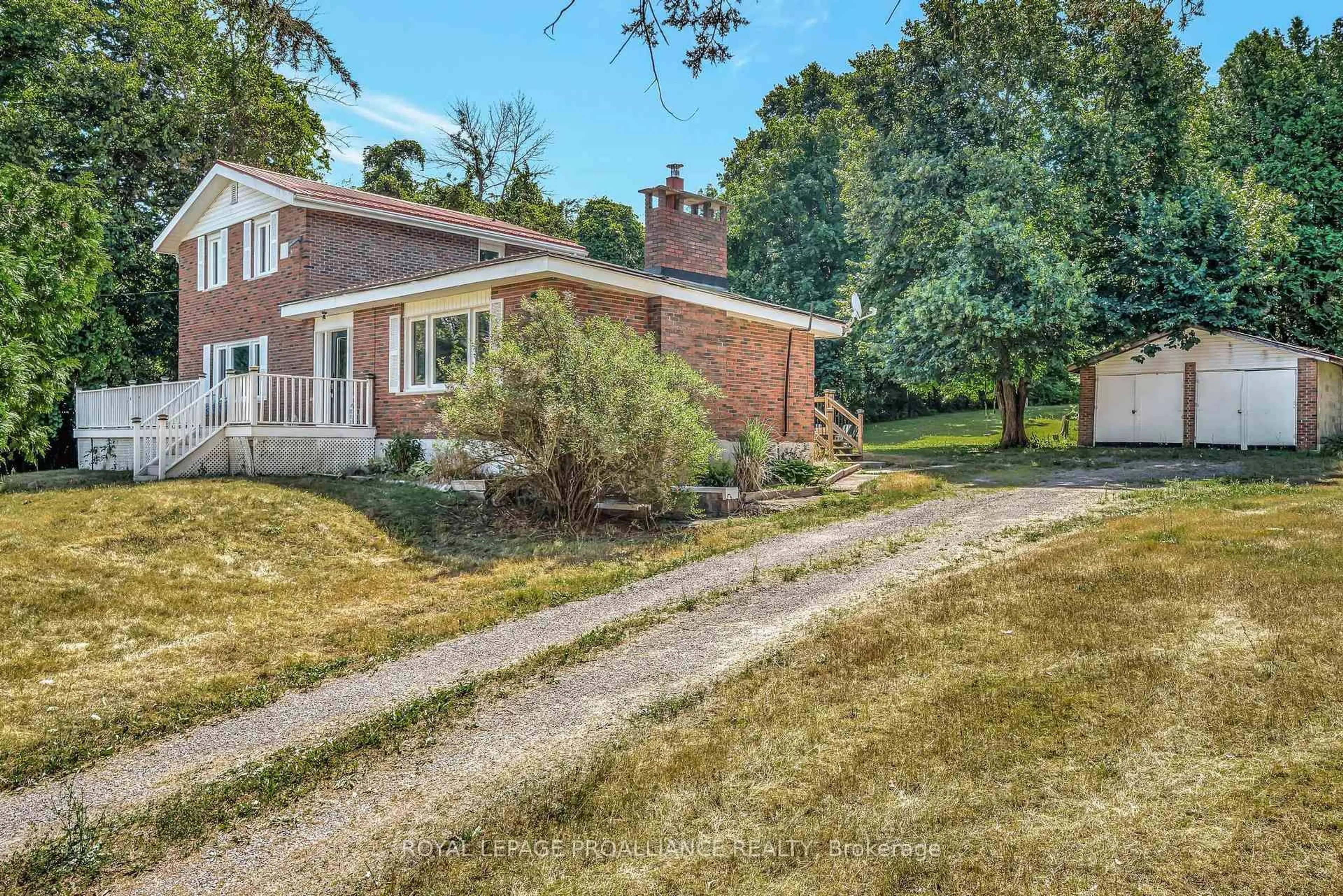 A pic from outside/outdoor area/front of a property/back of a property/a pic from drone, street for 1692 North Big Island Rd, Prince Edward County Ontario K0K 1W0