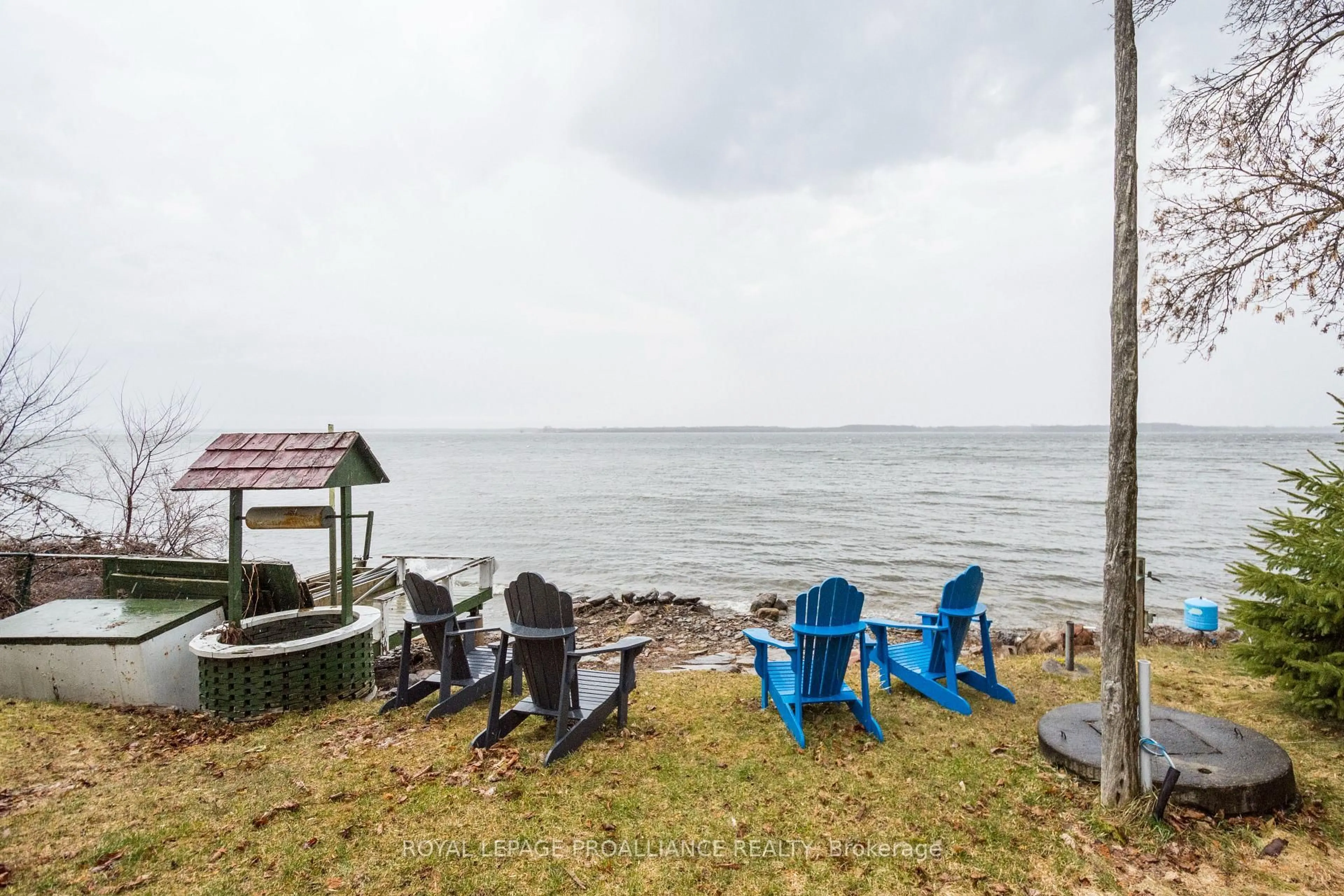 Patio, water/lake/river/ocean view for 1692 North Big Island Rd, Prince Edward County Ontario K0K 1W0