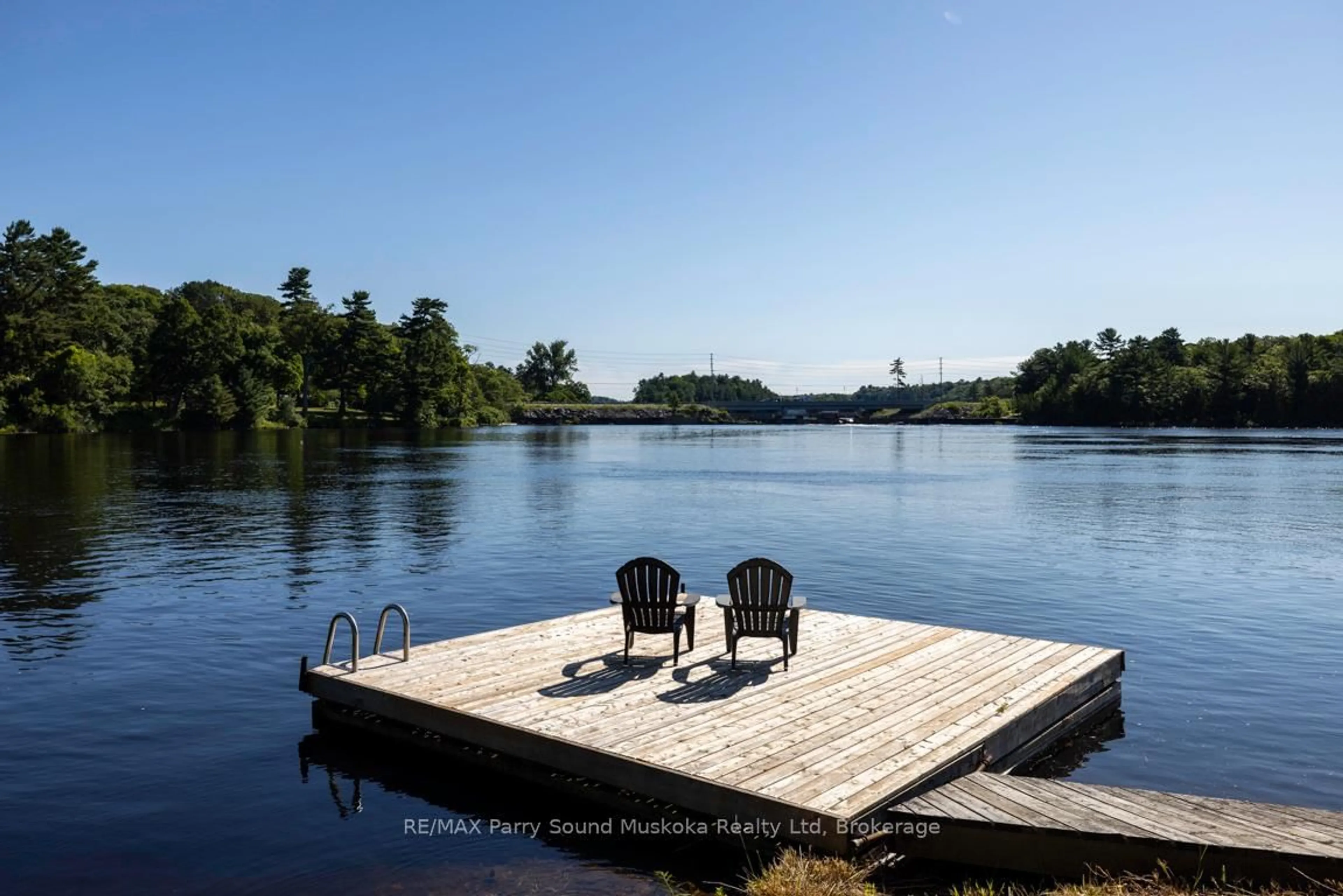Patio, water/lake/river/ocean view for 149 William St, Parry Sound Ontario P2A 1W3