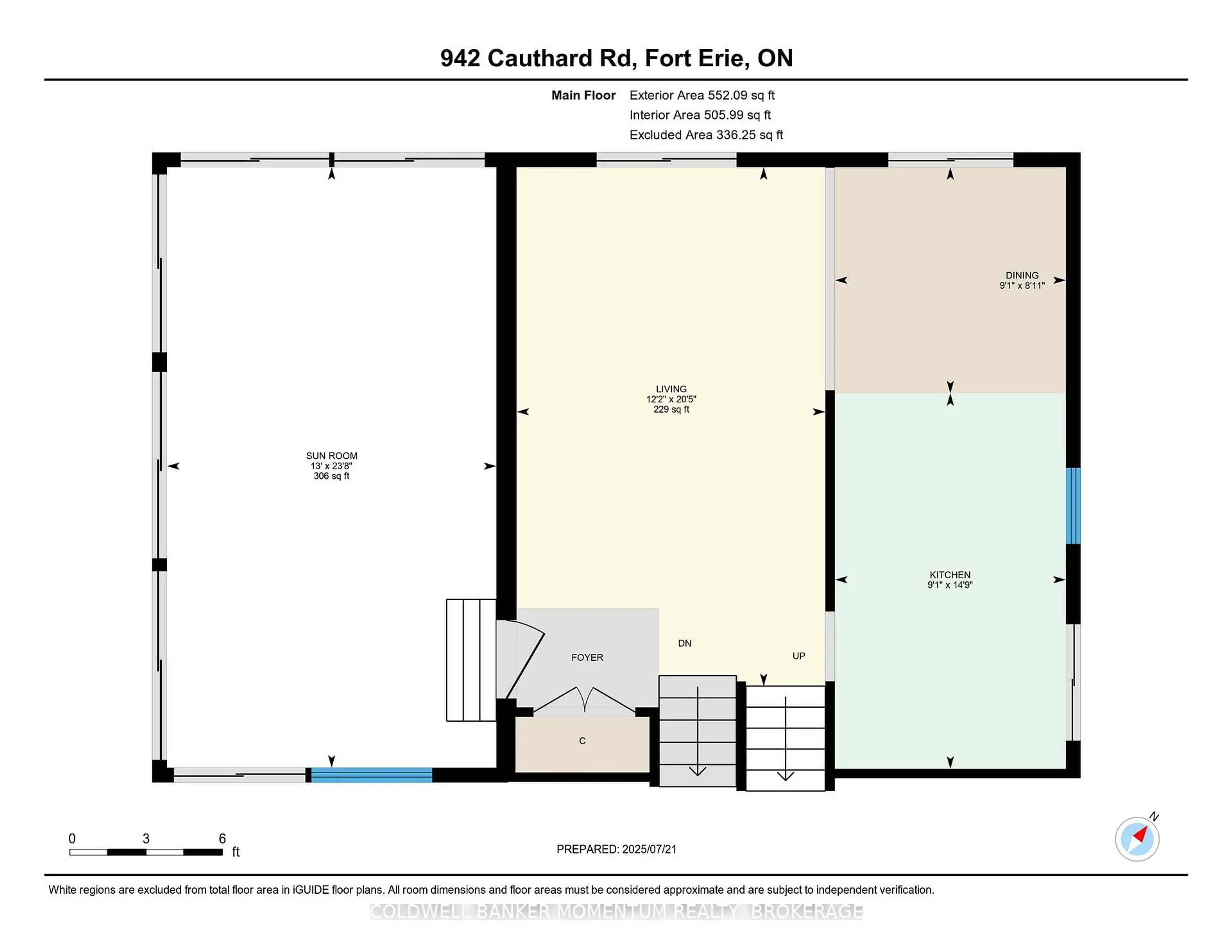 Floor plan for 942 Cauthard Rd, Fort Erie Ontario L0S 1N0