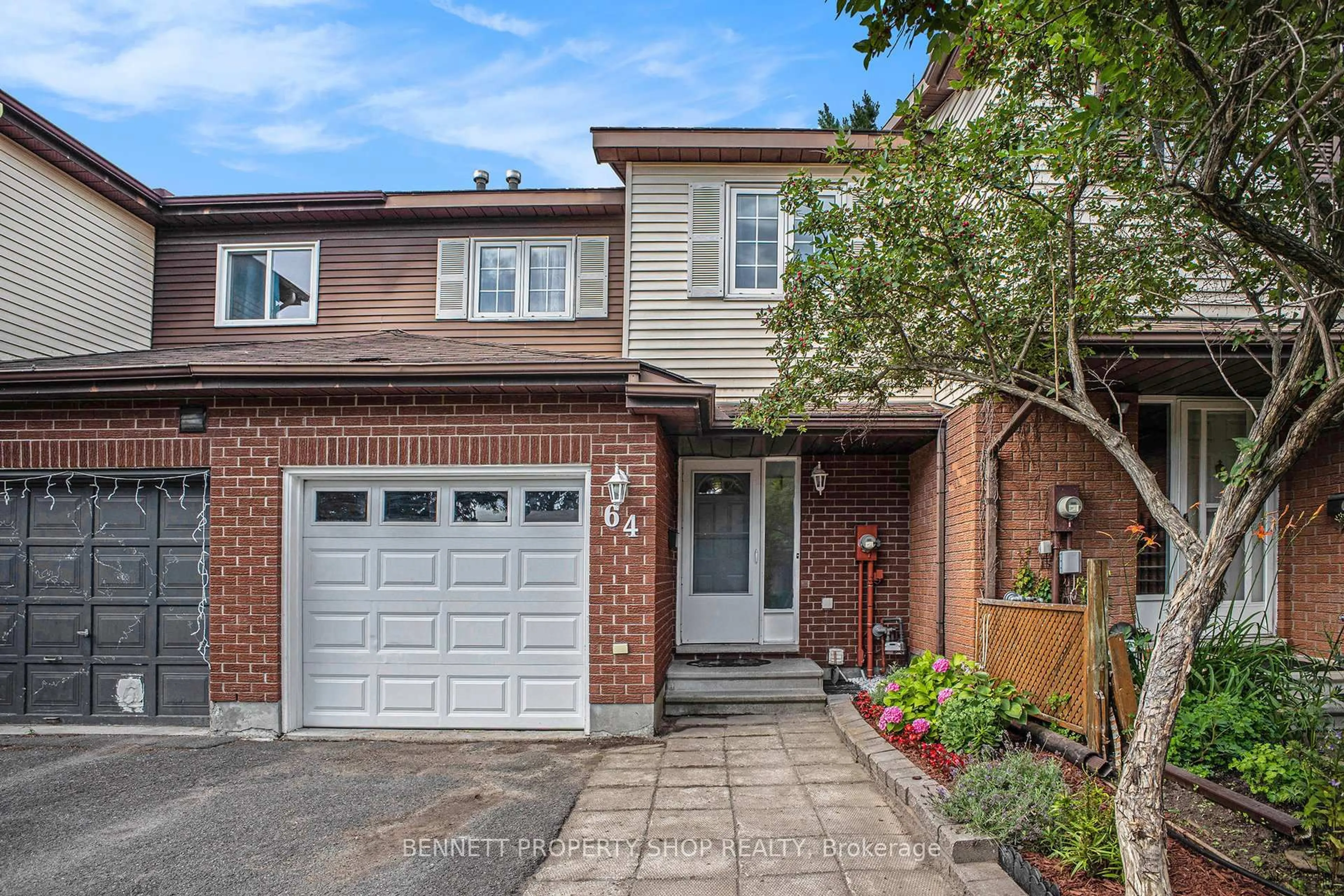 Home with brick exterior material, street for 64 Shearer Cres, Ottawa Ontario K2L 3N2