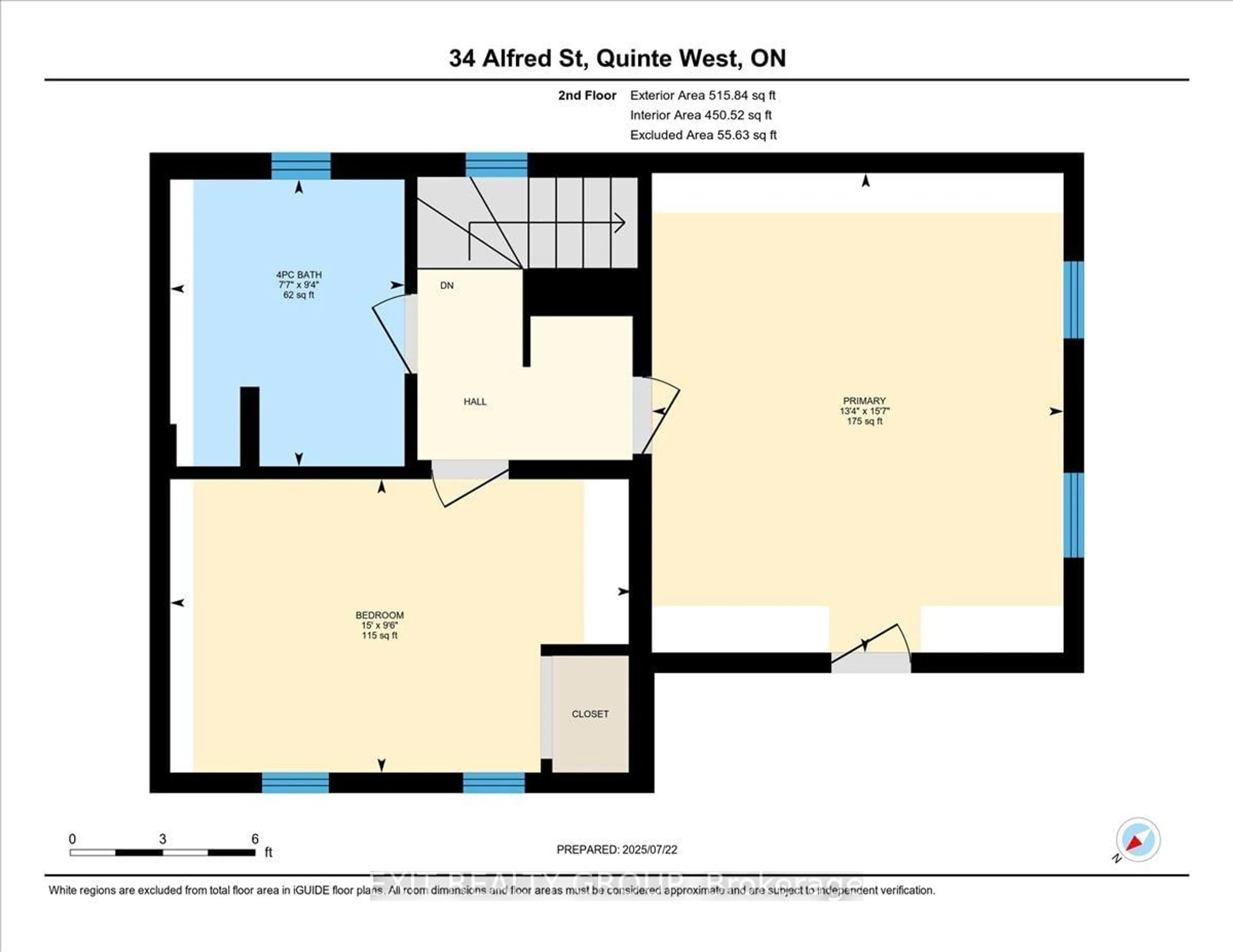 Floor plan for 34 Alfred St, Quinte West Ontario K8V 2B1