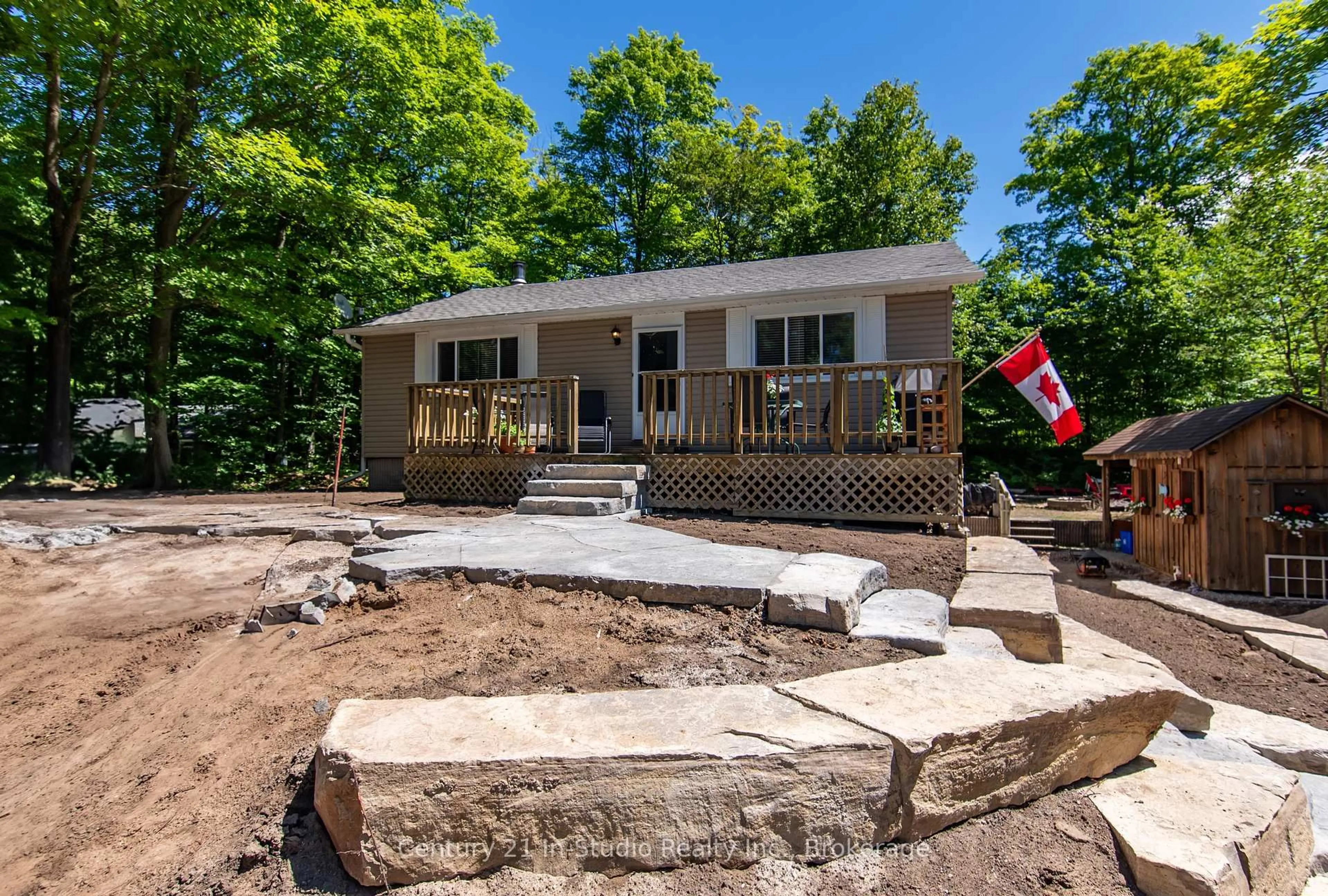 Patio, water/lake/river/ocean view for 25 Emerson Ave, South Bruce Peninsula Ontario N0H 2G0